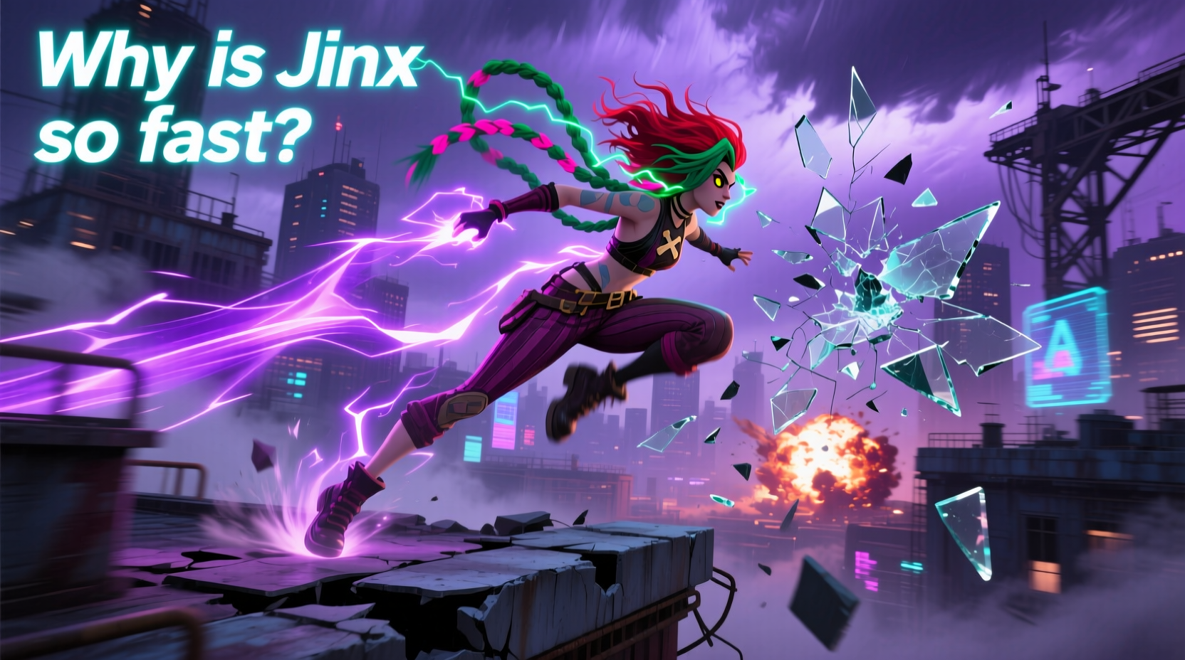 why is jinx so fast exploring her speed abilities