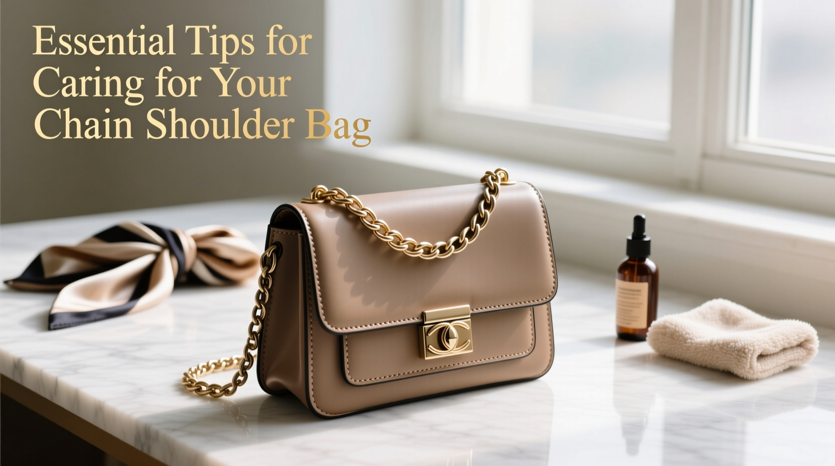essential tips for caring for your chain shoulder bag to keep it looking new