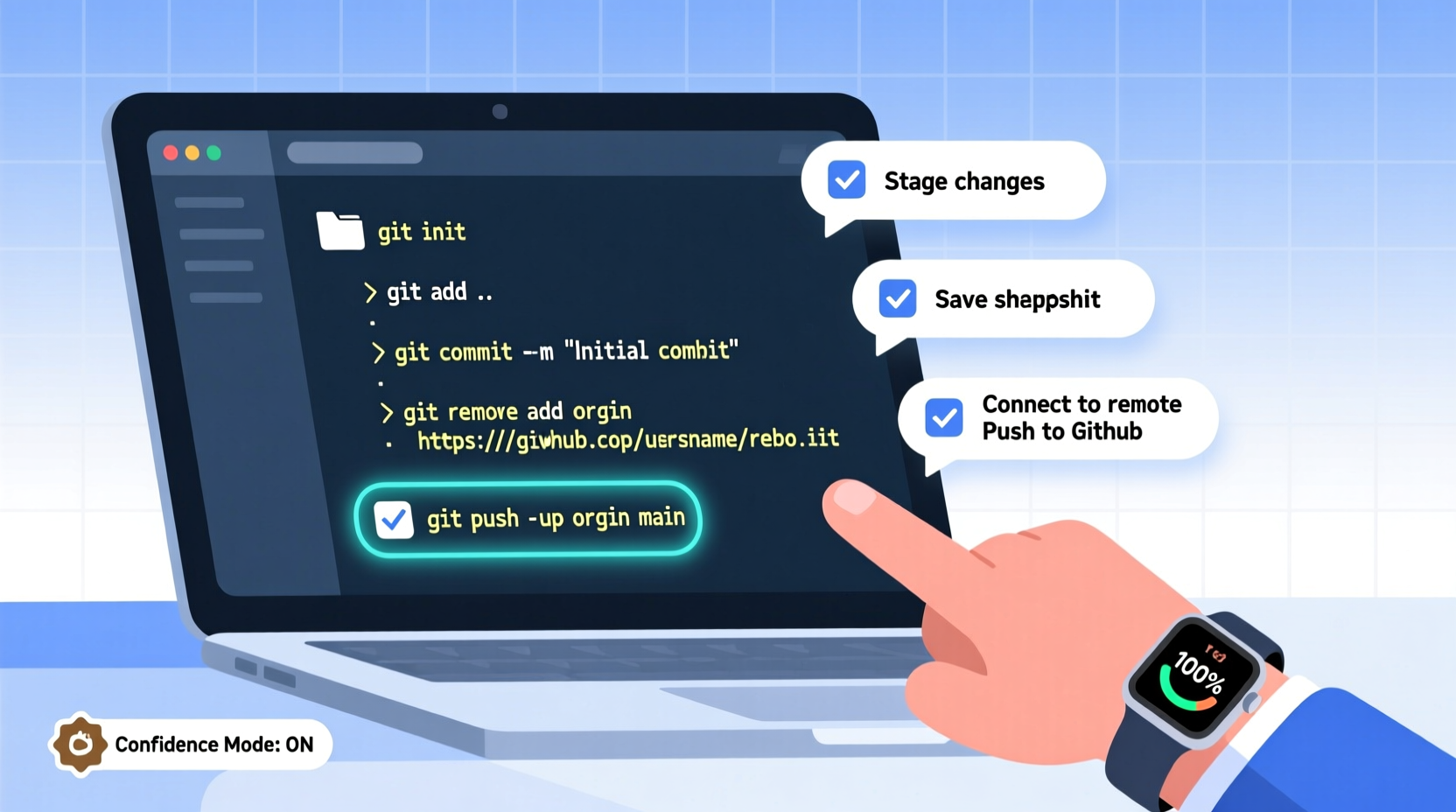 step by step guide how to push your project to git with confidence and ease