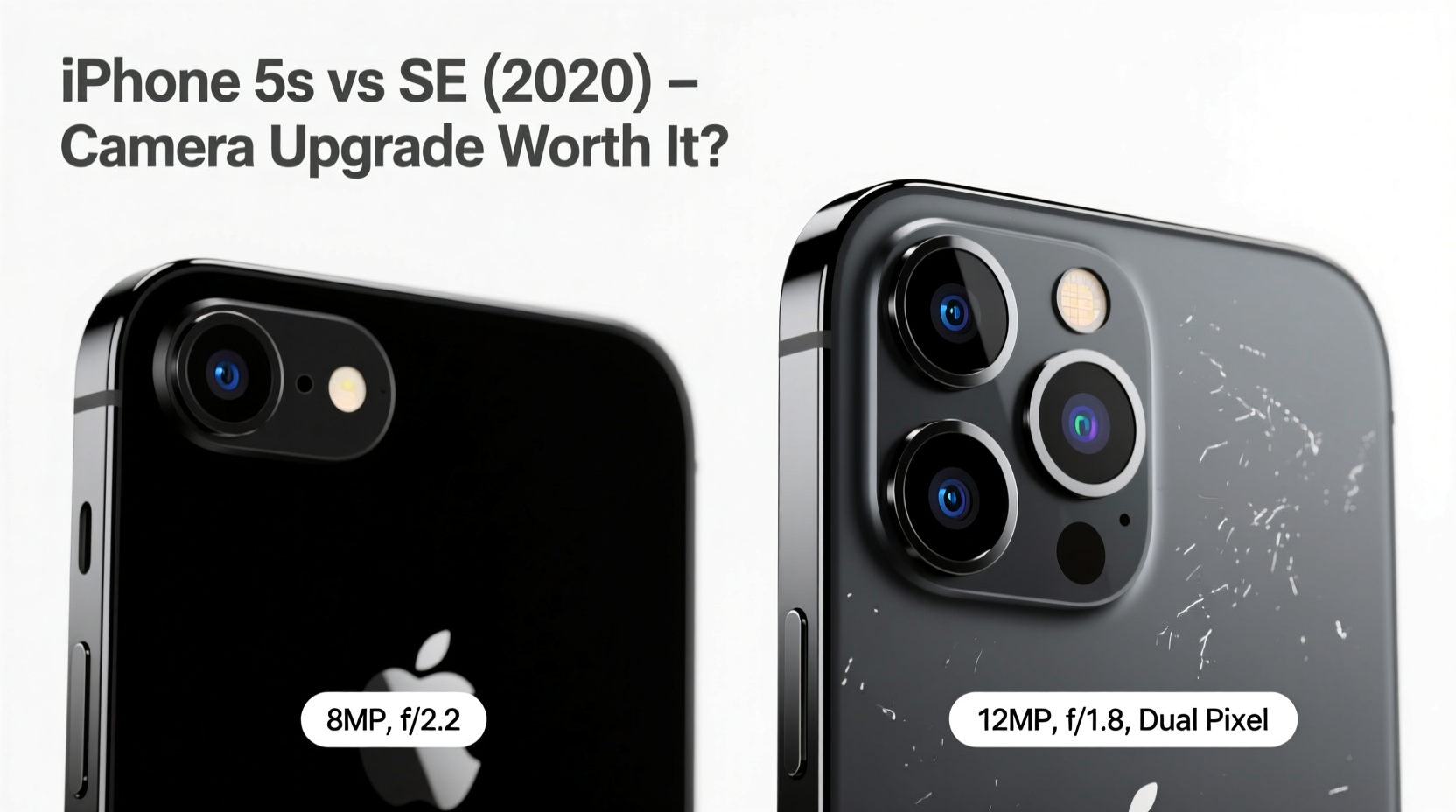 iphone 5s vs se camera is the se camera really worth upgrading for