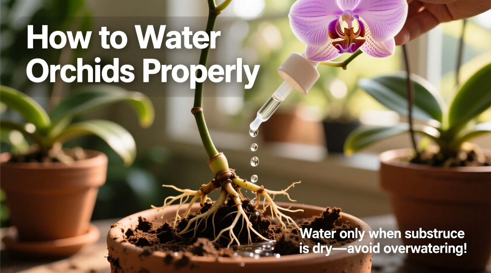 How to Water Orchids Properly