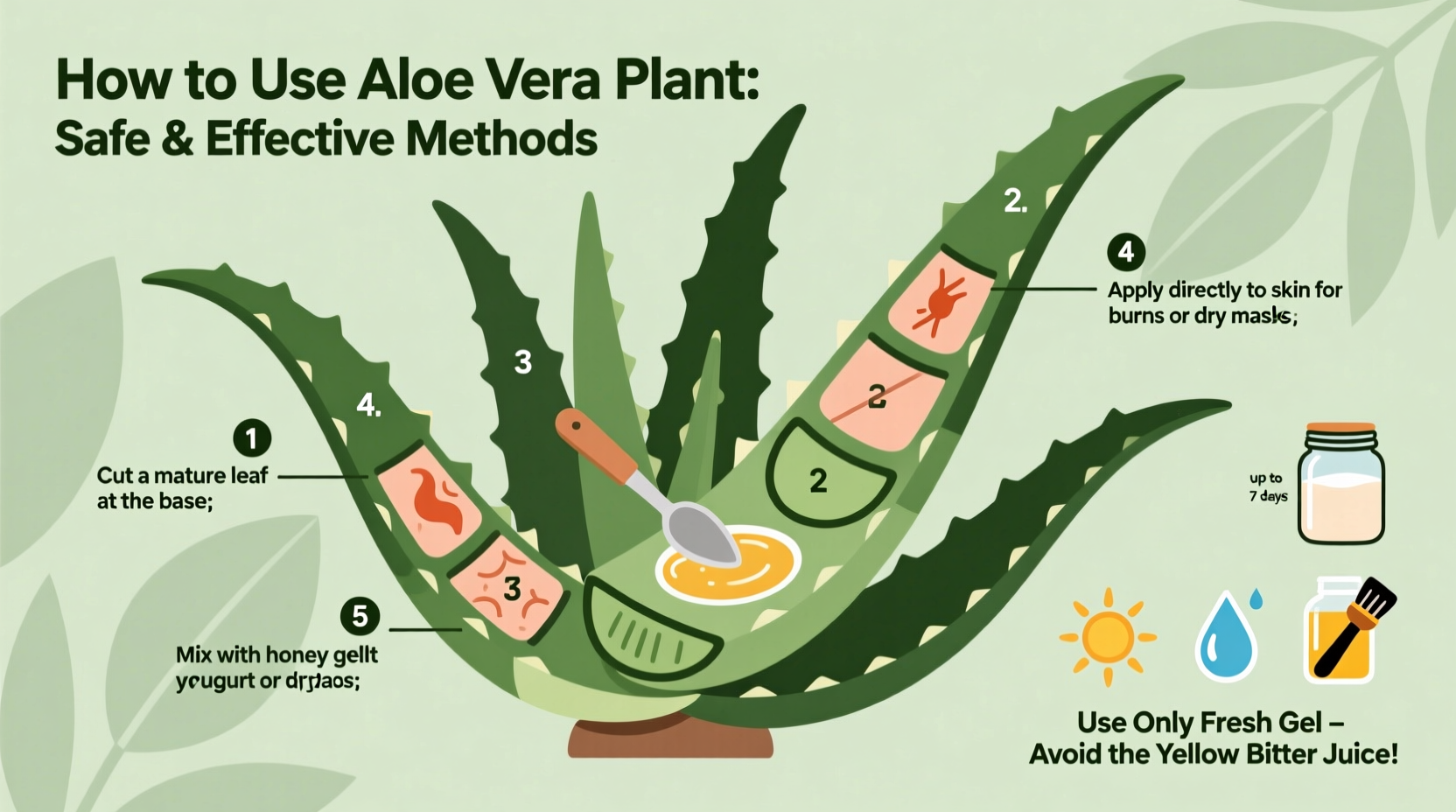 how do you use a aloe vera plant