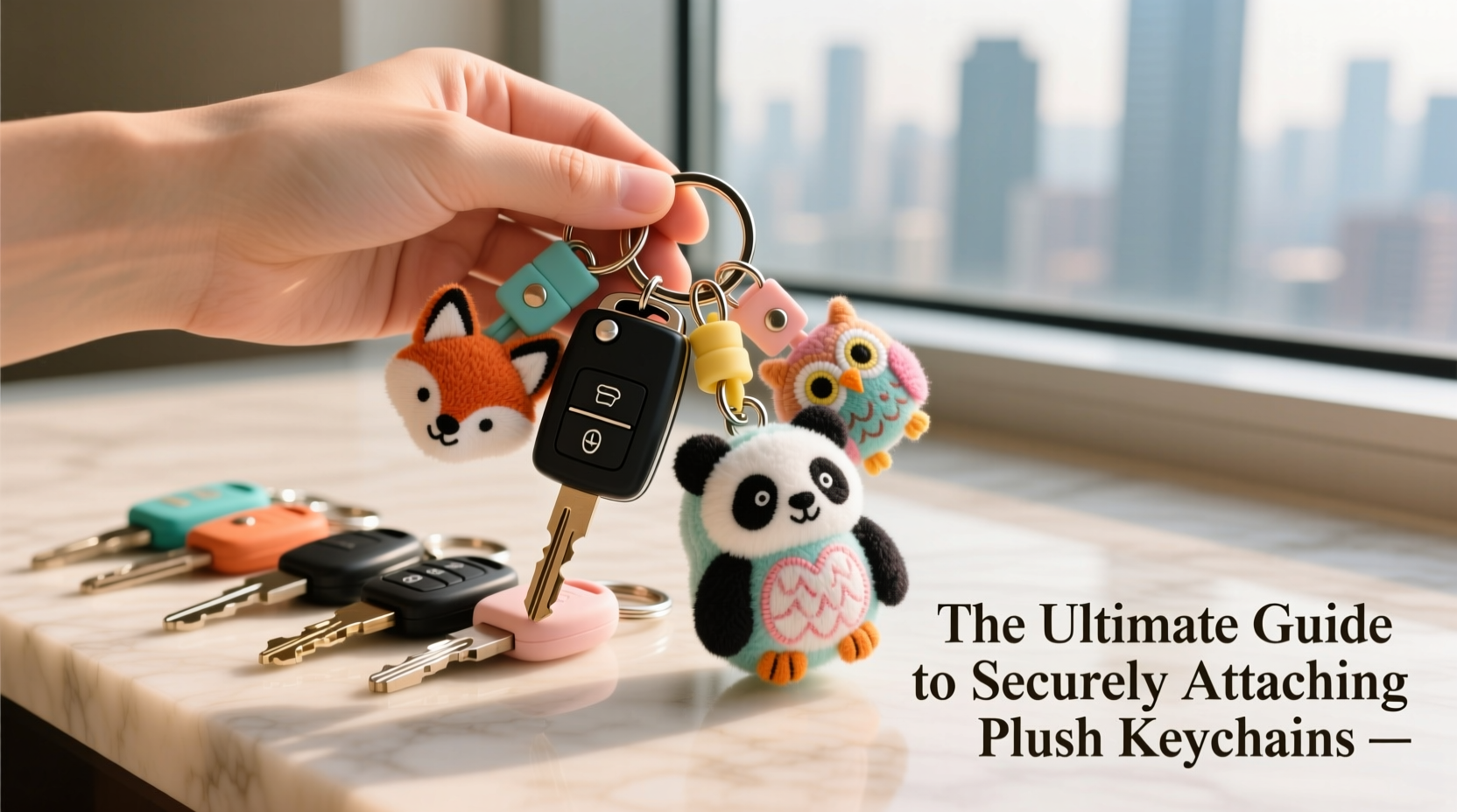 the ultimate guide to securely attaching plush keychains to your car keys with style and ease
