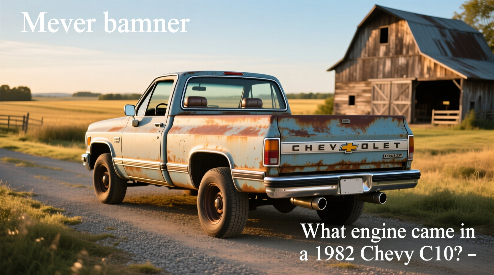 1982 chevy c10 engines what you actually need