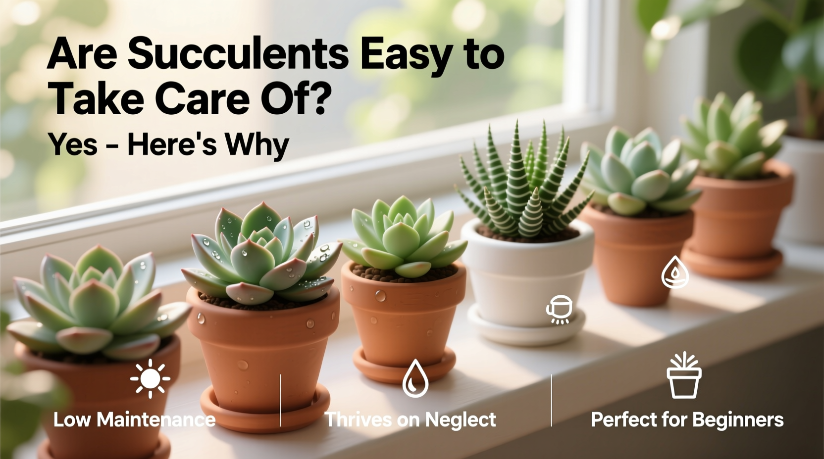 are succulents easy to take care of