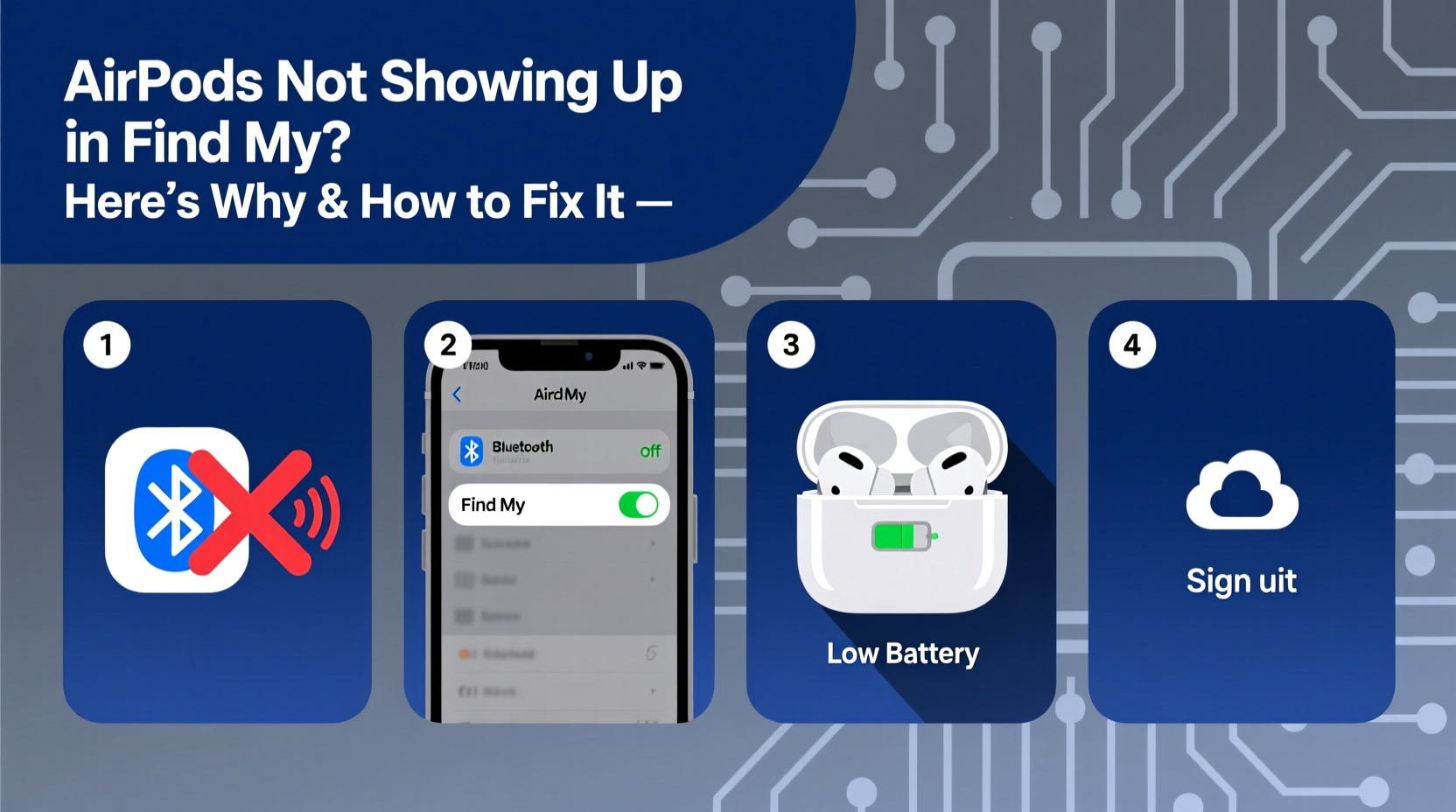 airpods not showing up in find my heres why how to fix