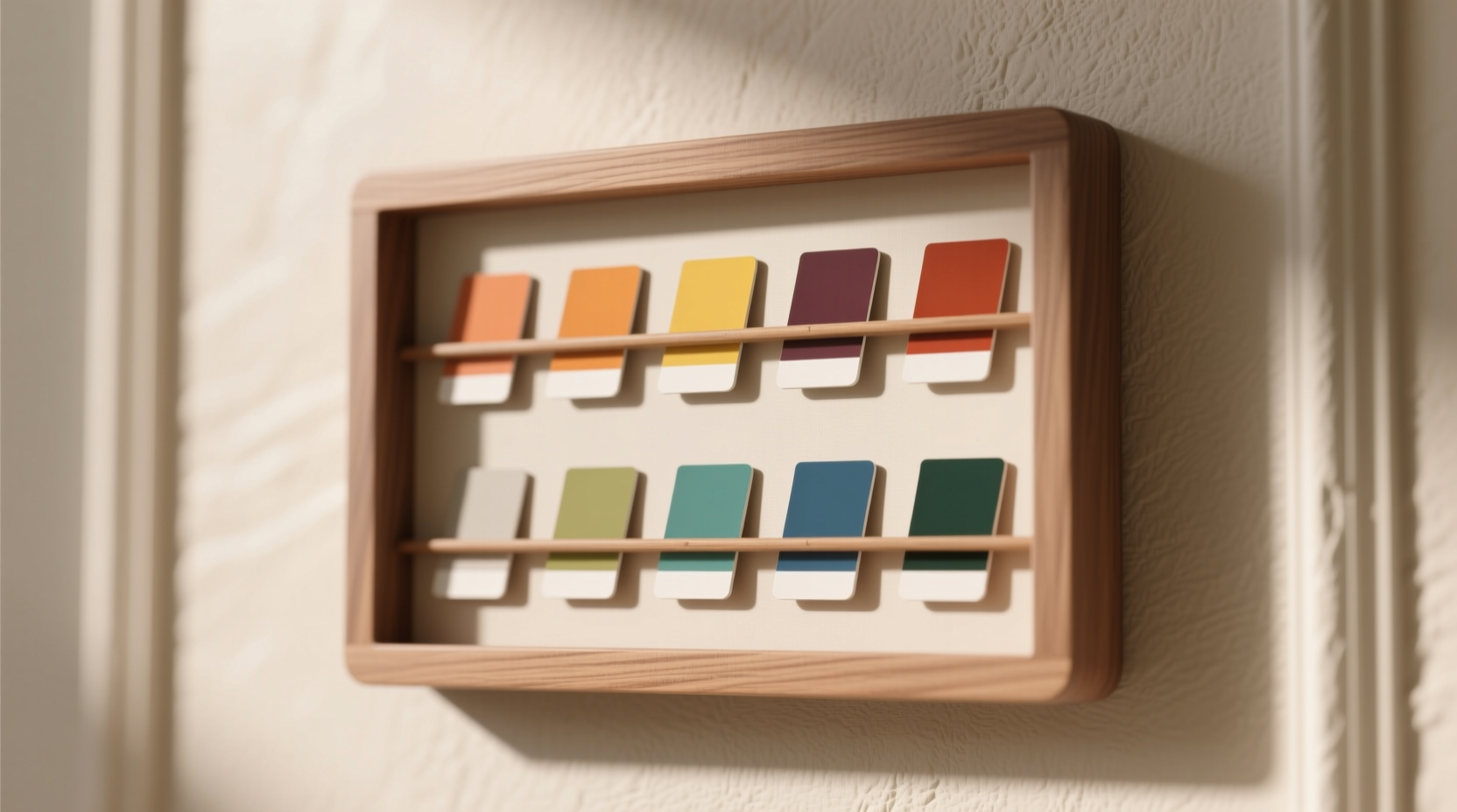 diy paint chip card holder