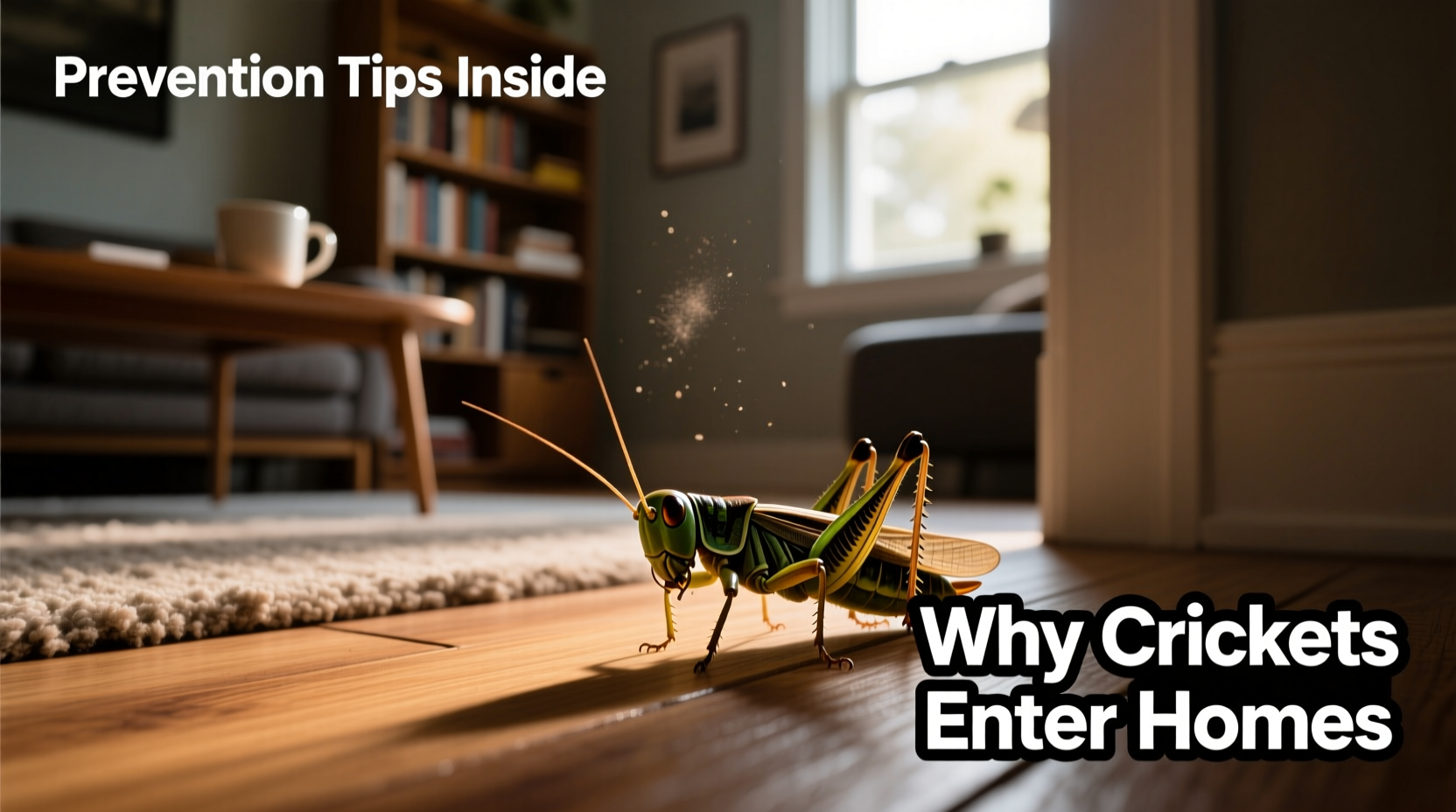 crickets in the house why theyre there how to prevent it