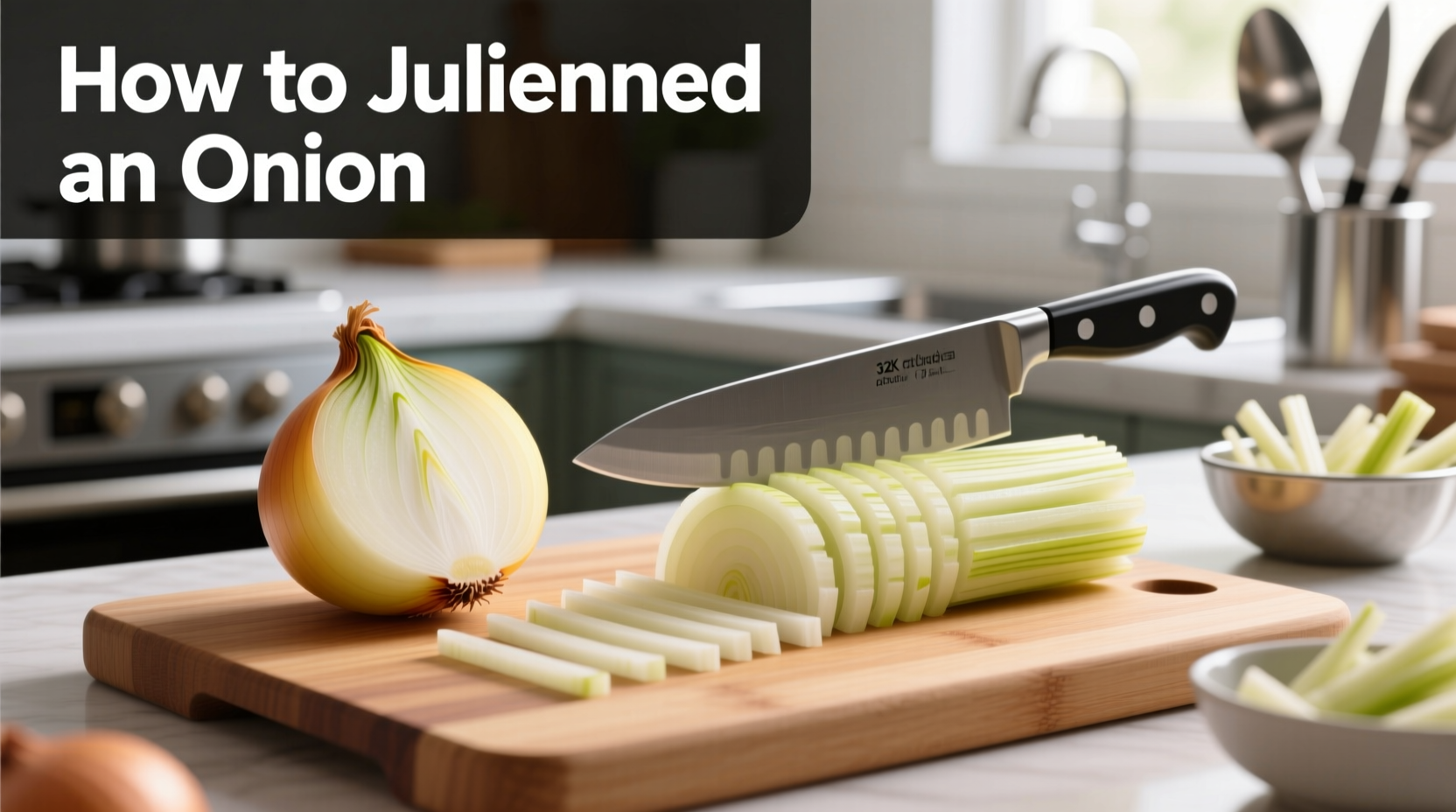 how do you julienne an onion