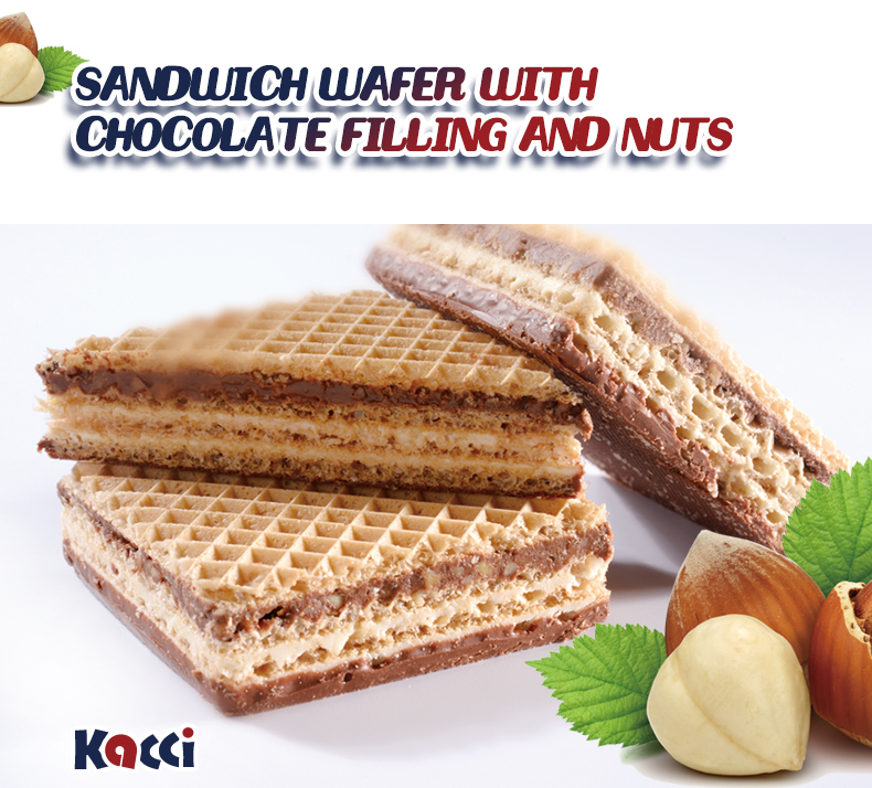 520g Chocolate Sandwich Wafer Biscuit with Cream Filling and