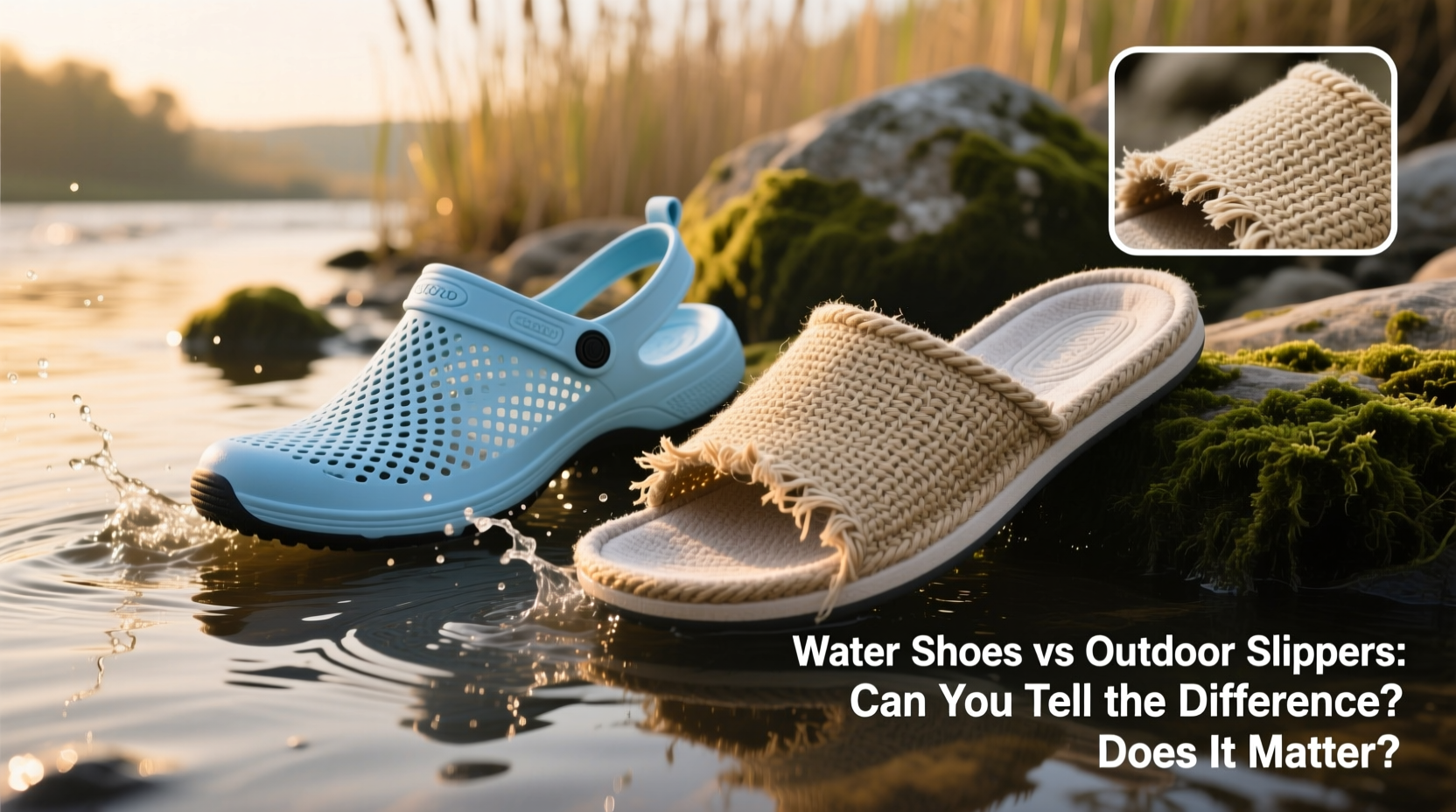 water shoes vs outdoor slippers can you actually tell the difference and does it even matter
