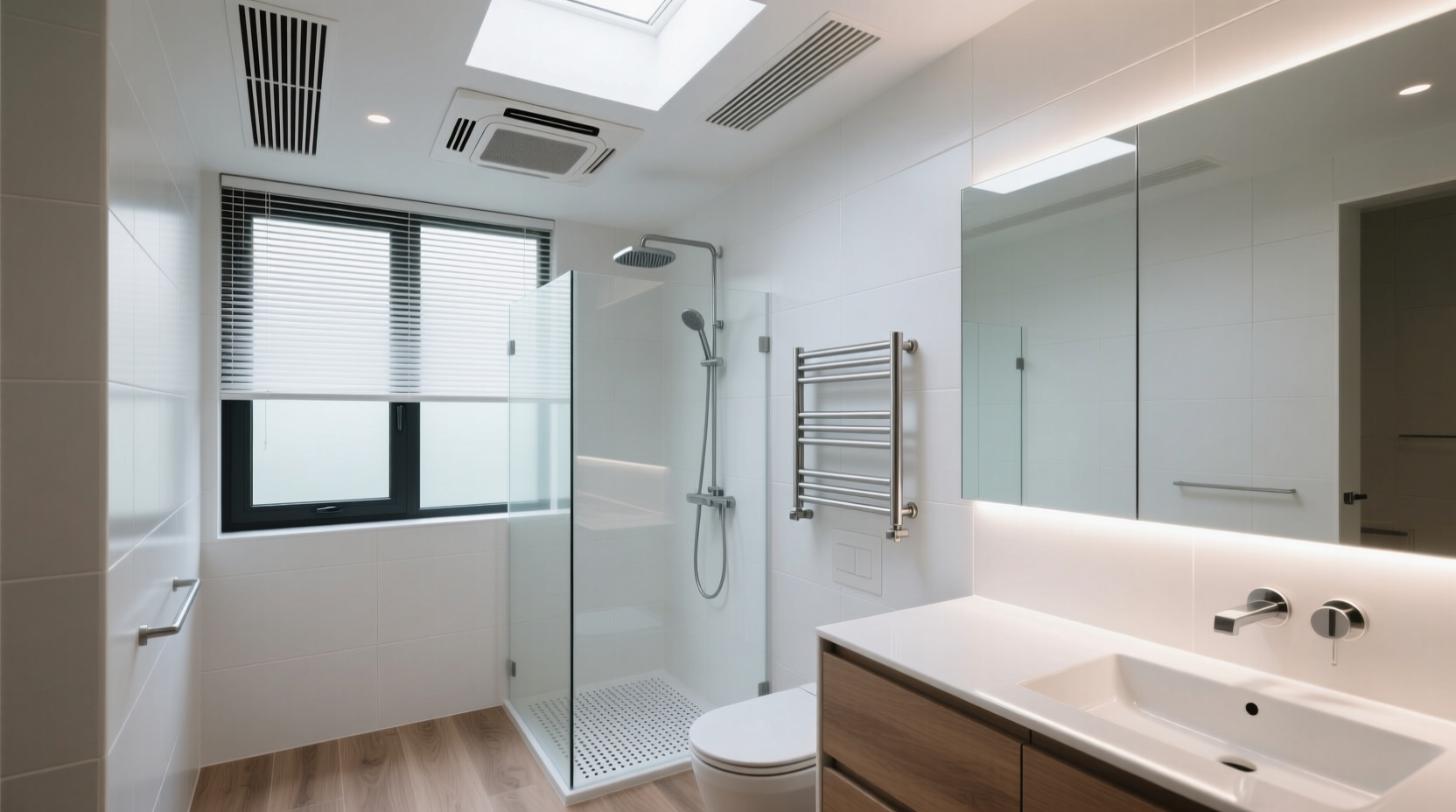 reduce humidity in bathroom