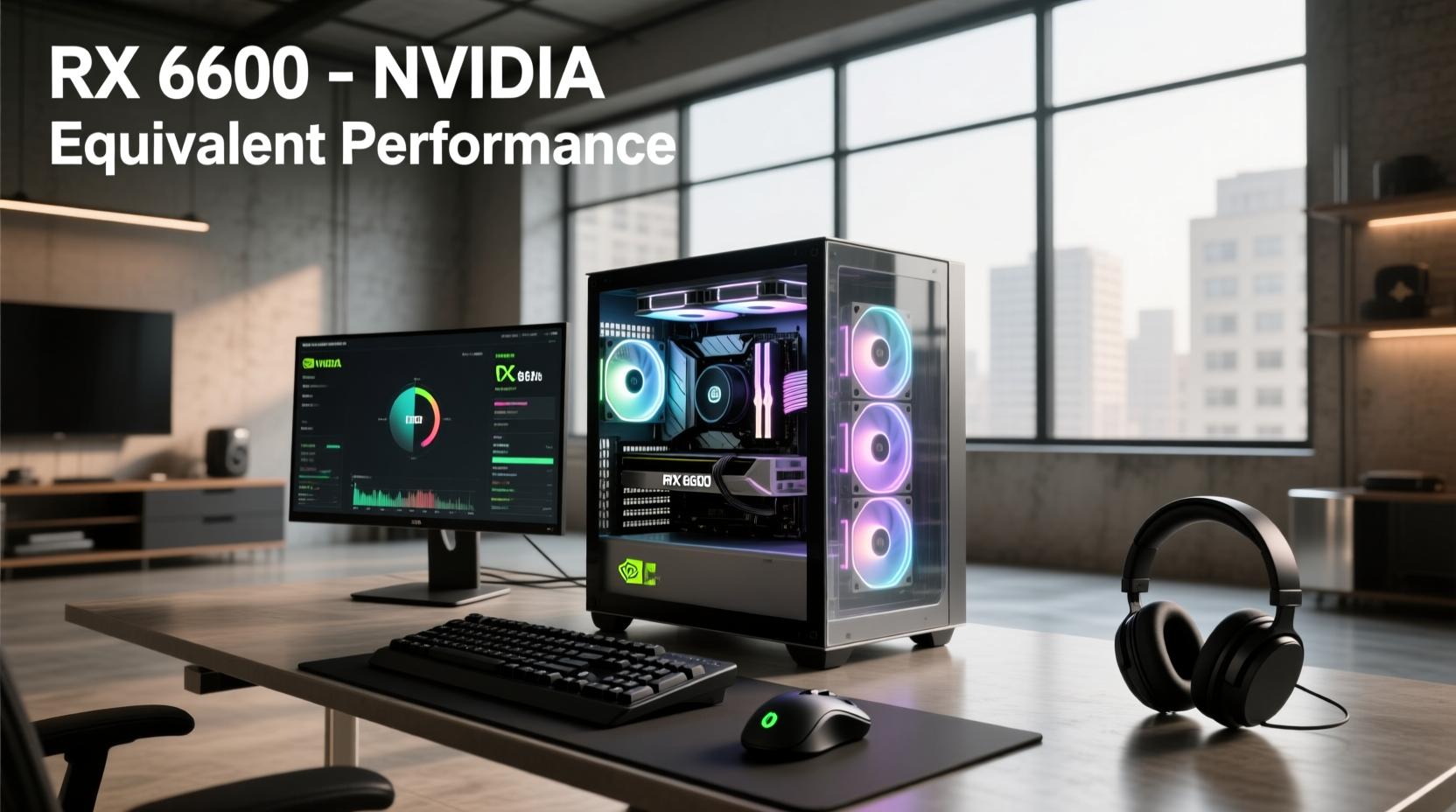 rx 6600 vs nvidia what’s the real equivalent