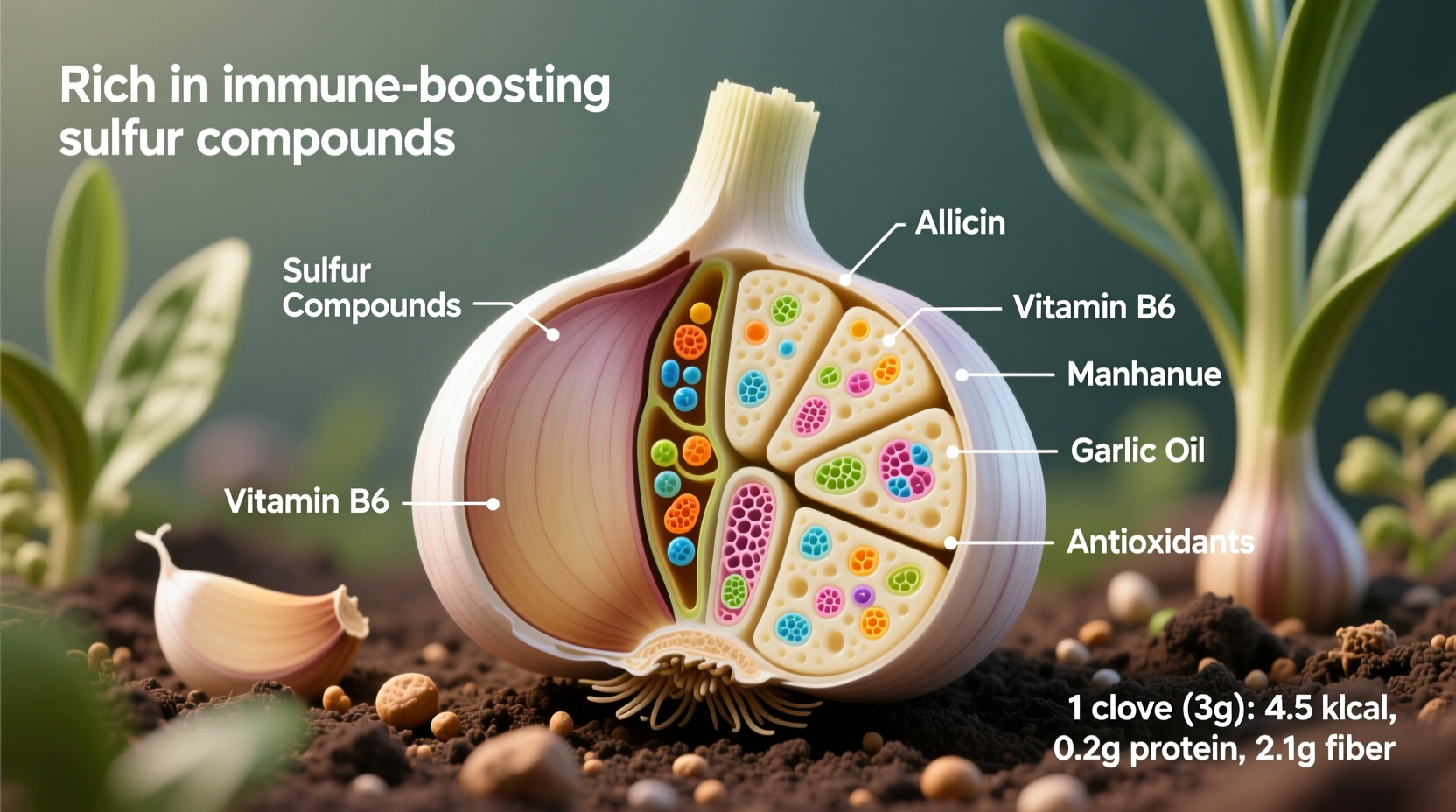 Garlic Clove Nutritional Value: Facts & Benefits Per Clove