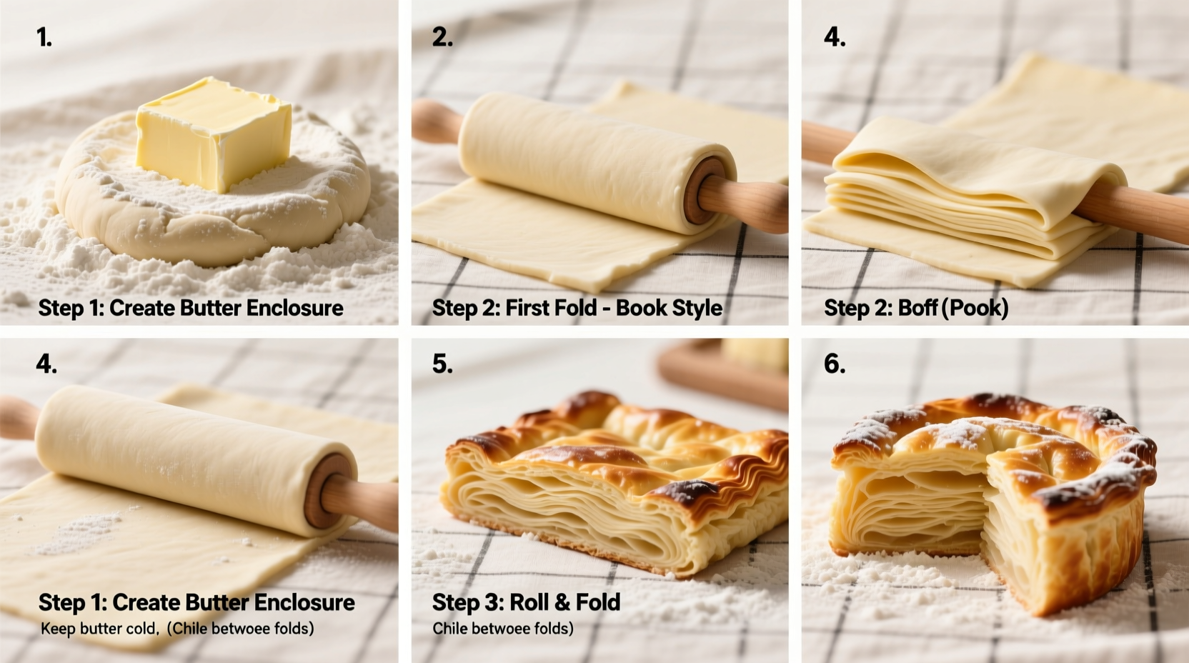 mastering puff pastry from scratch a step by step guide for perfect flaky layers