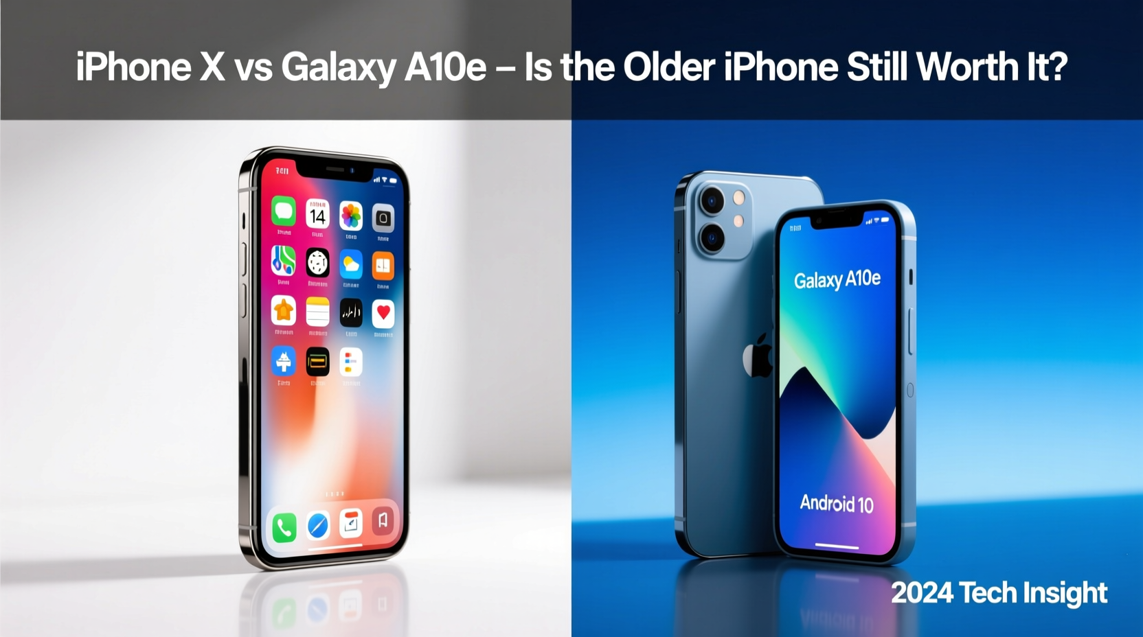 iphone x vs galaxy a10e is the older iphone still worth it