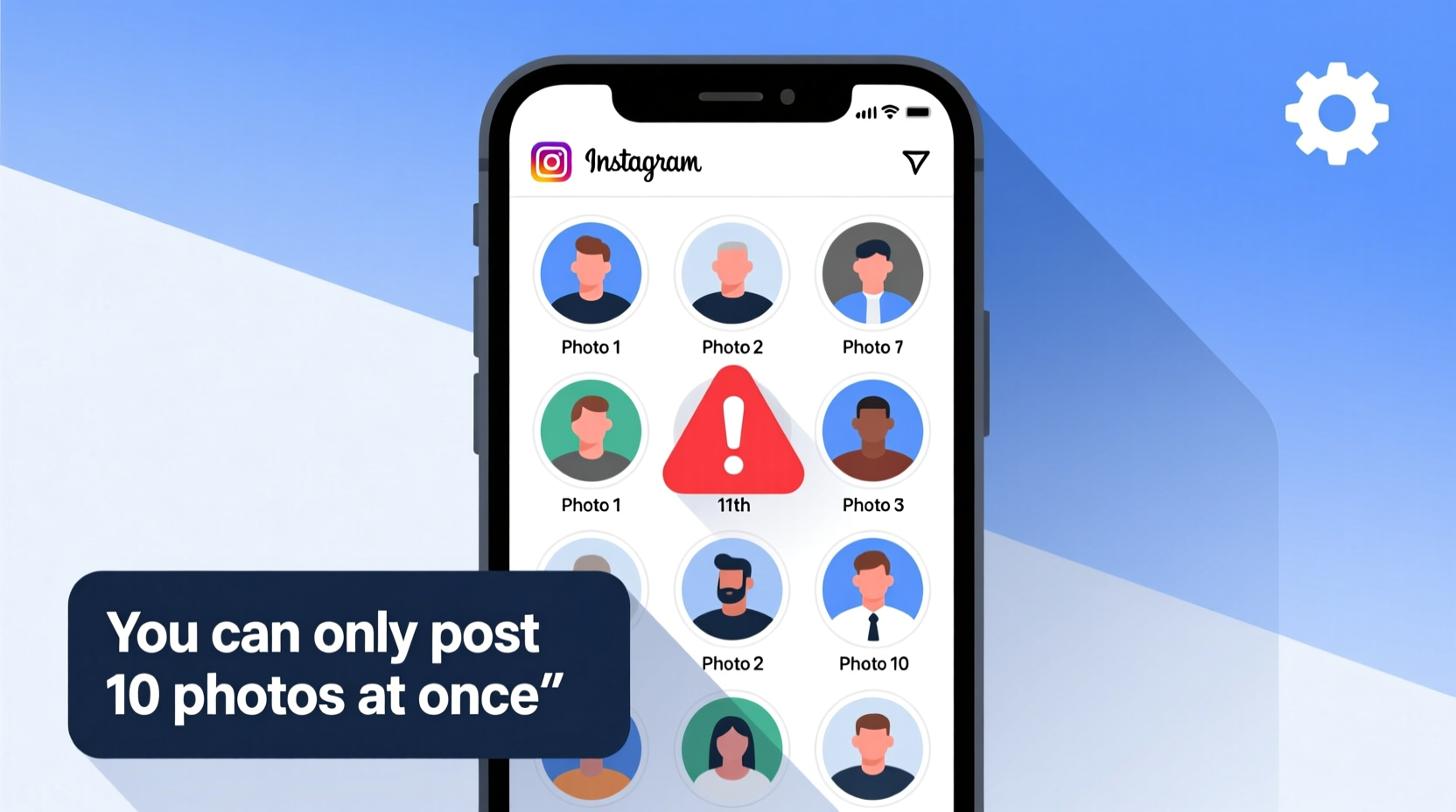 instagram limit why can i only post 10 photos at once