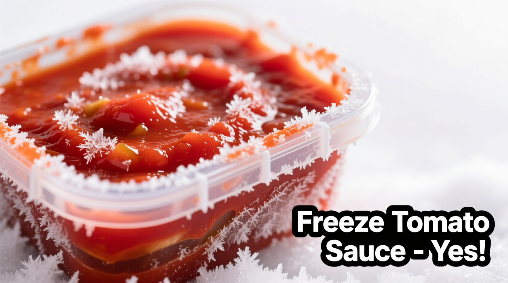 can you freeze tomato sauce