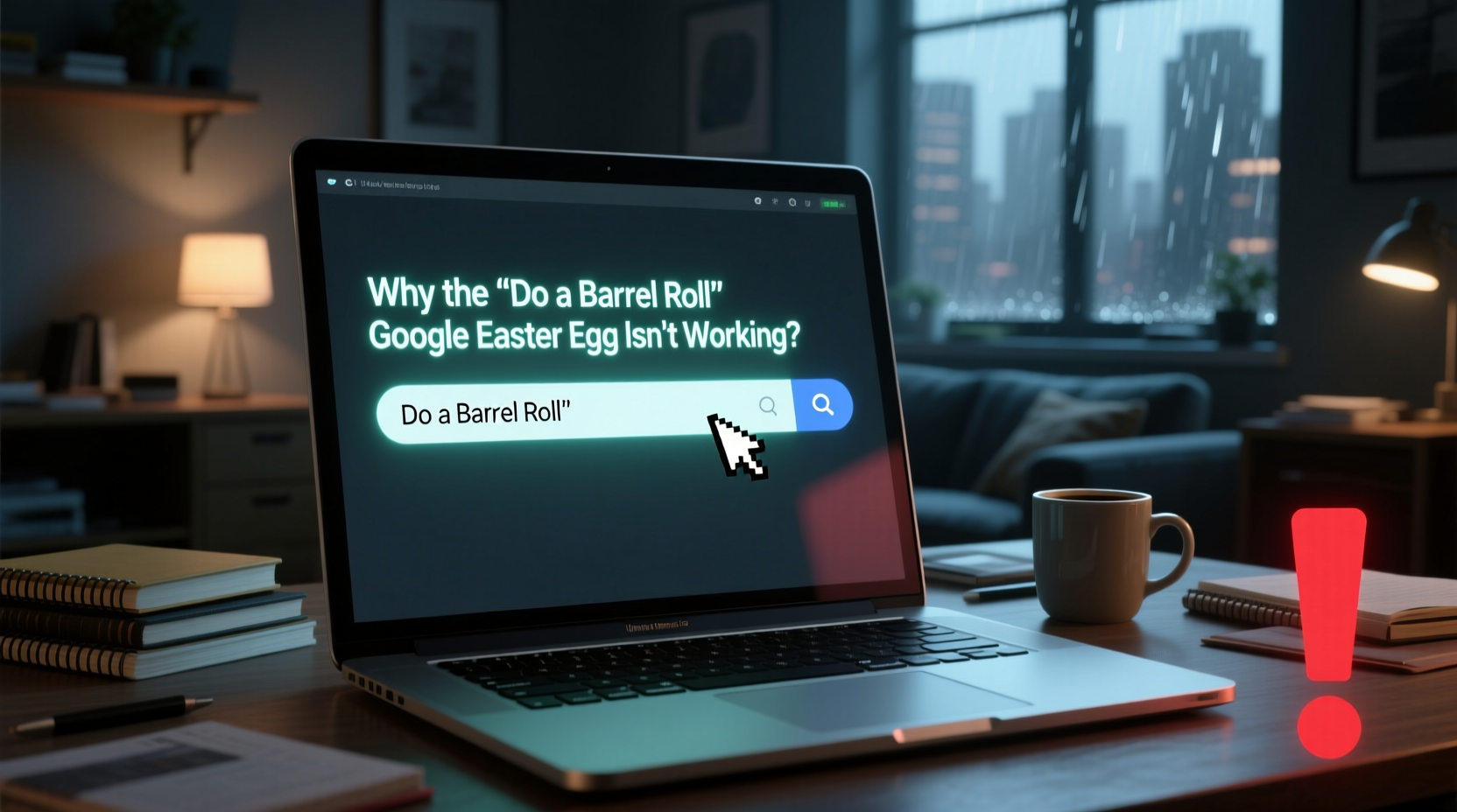 Why the 'Do a Barrel Roll' Google Easter Egg Isn't Working