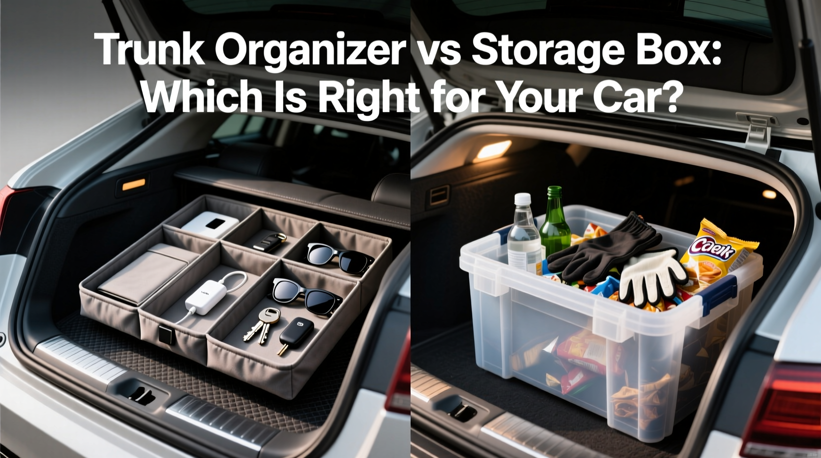 storage box vs trunk organizer
