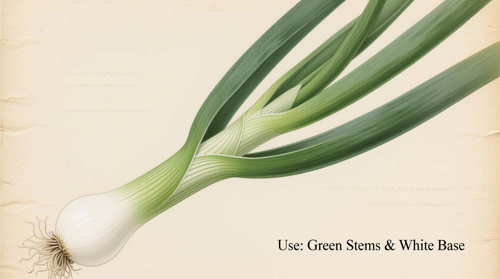 what part of a green onion do you use