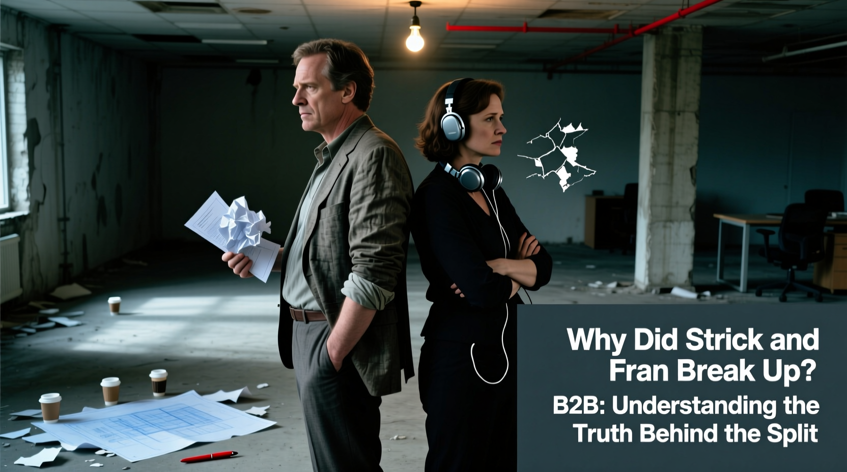 why did strick and fran break up b2b