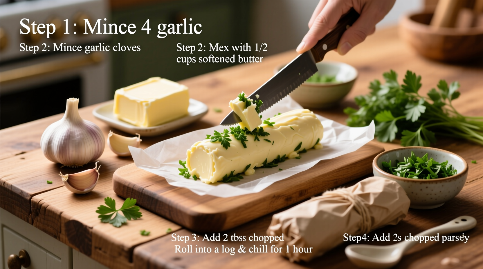Perfect Homemade Garlic Butter Recipe in 10 Minutes