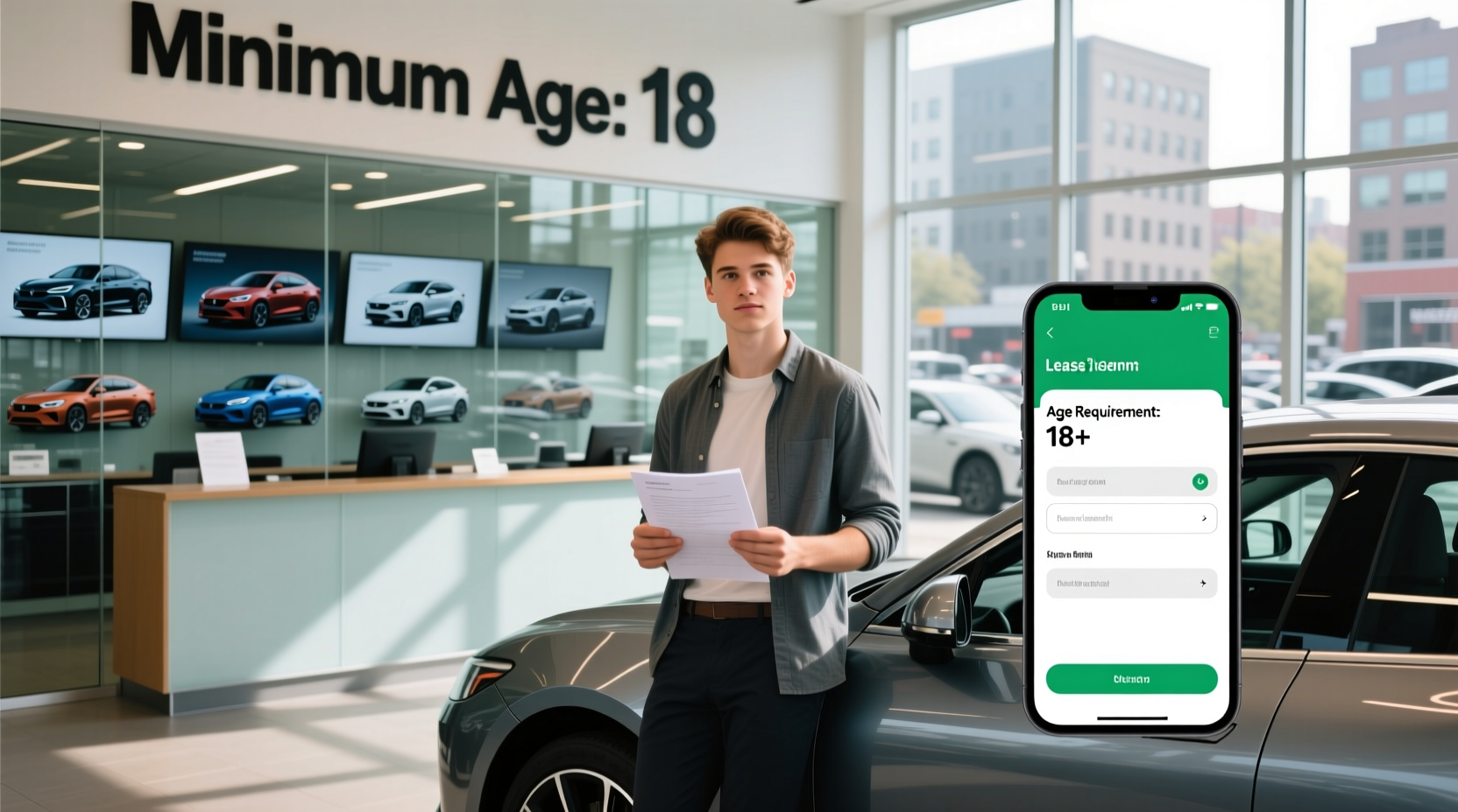how old do you have to lease a car