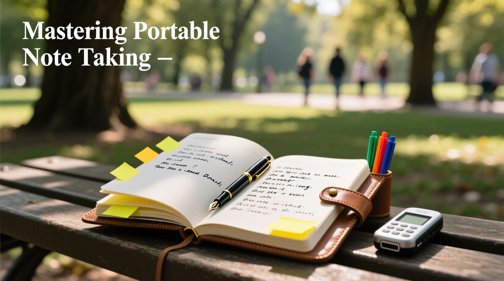 mastering portable note taking practical tips for using a notebook on the go