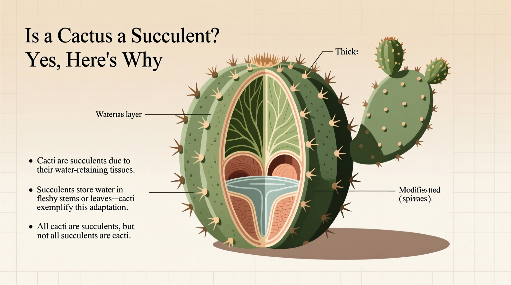 Is a Cactus a Succulent? Yes, Here's Why