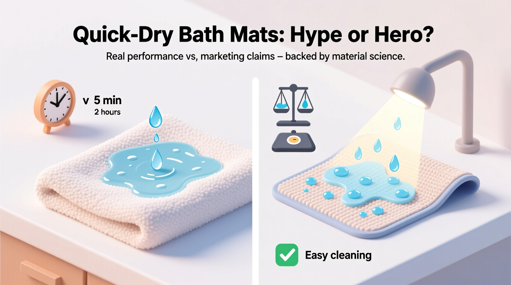 quick dry bath mats are they actually better or is it just hype