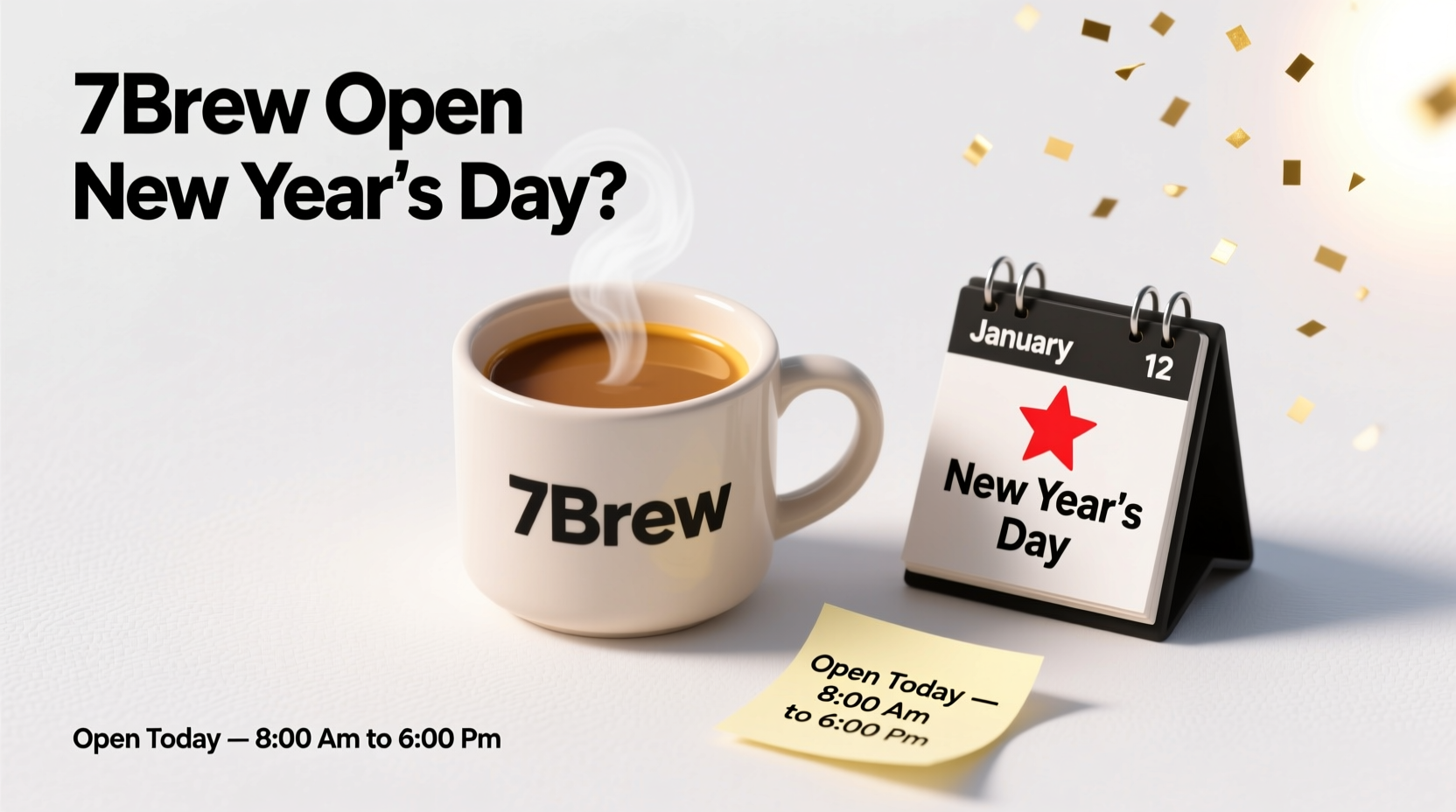 is 7brew open on new years day