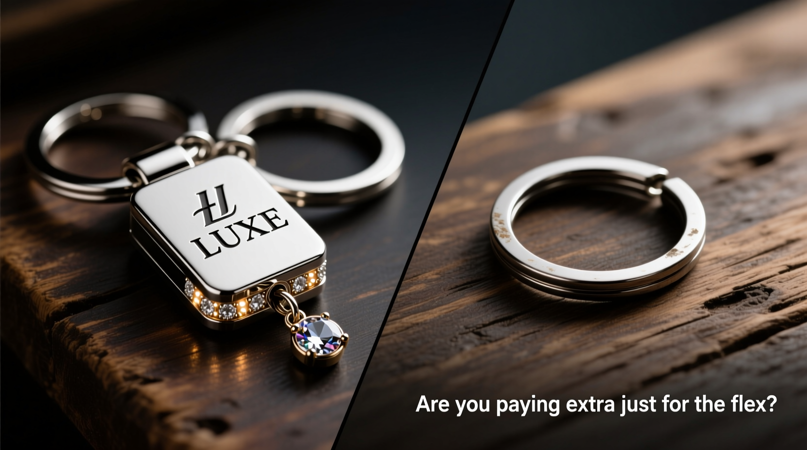 luxury keychain vs simple keyring are you paying extra just for the flex