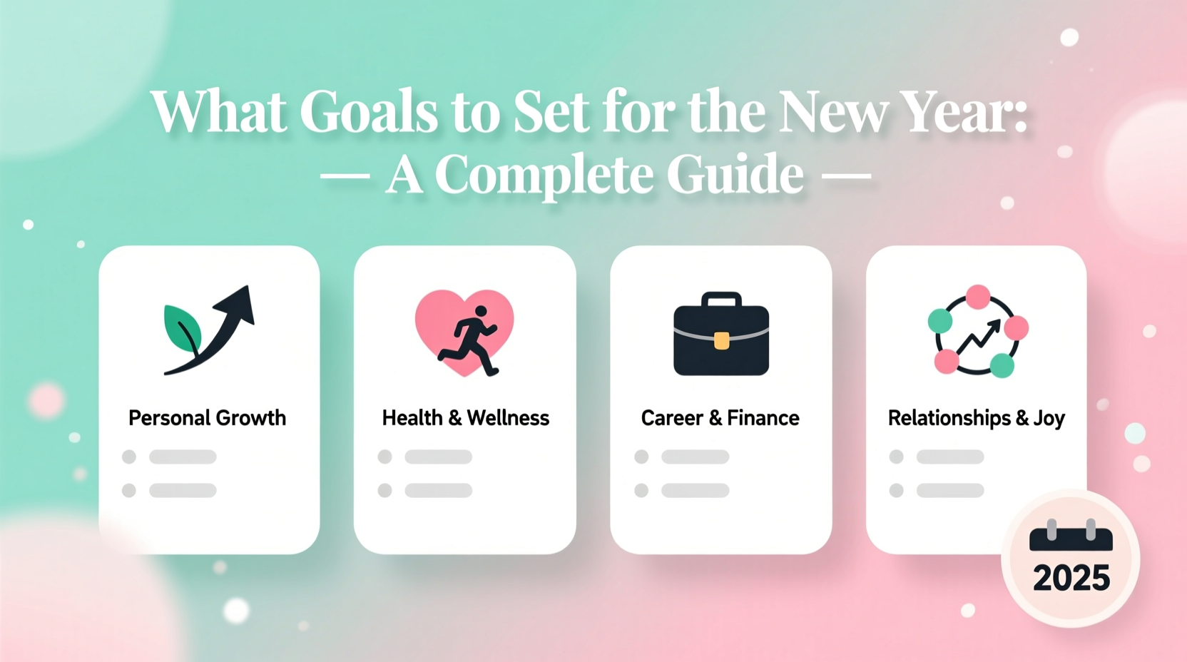 what goals to set for the new year