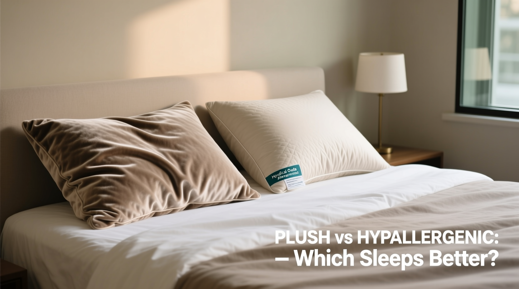 plush vs hypoallergenic pillowcase which one actually helps you sleep better