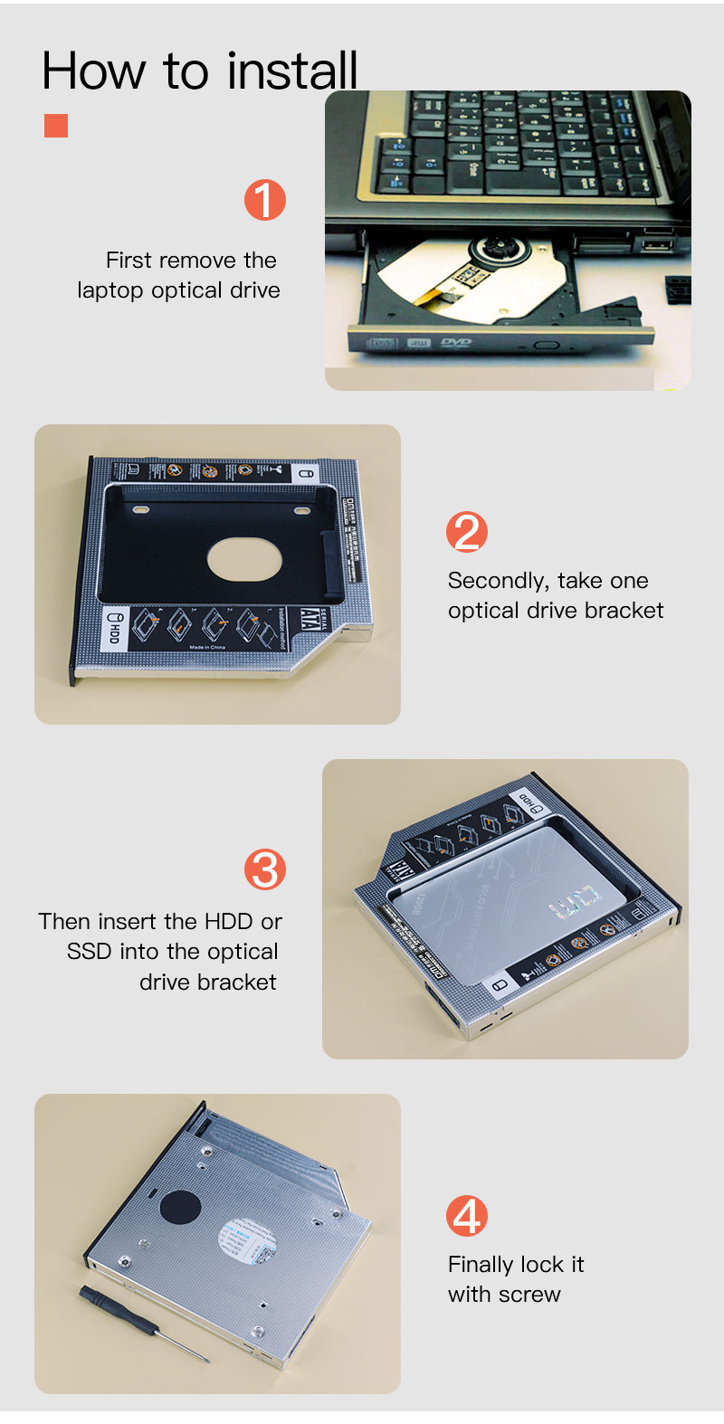 Upgrade Ssd Hdd And Ssd In One Laptop Acer Aspire Upgrade Laptop