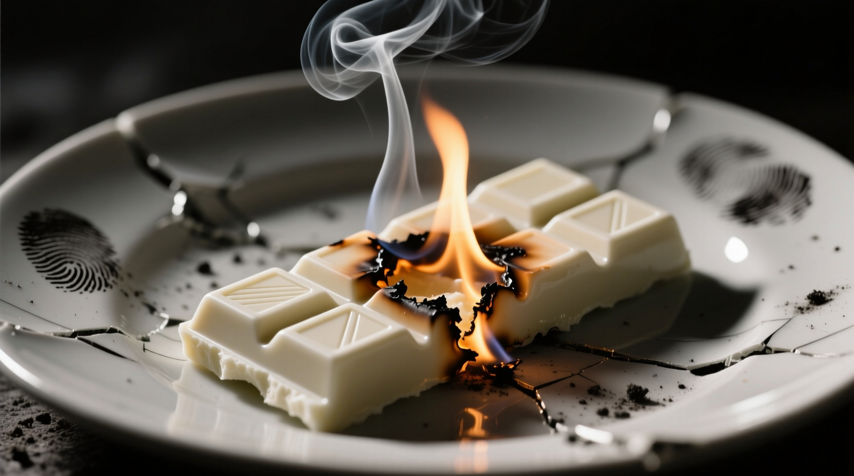 burn your white chocolate on purpose