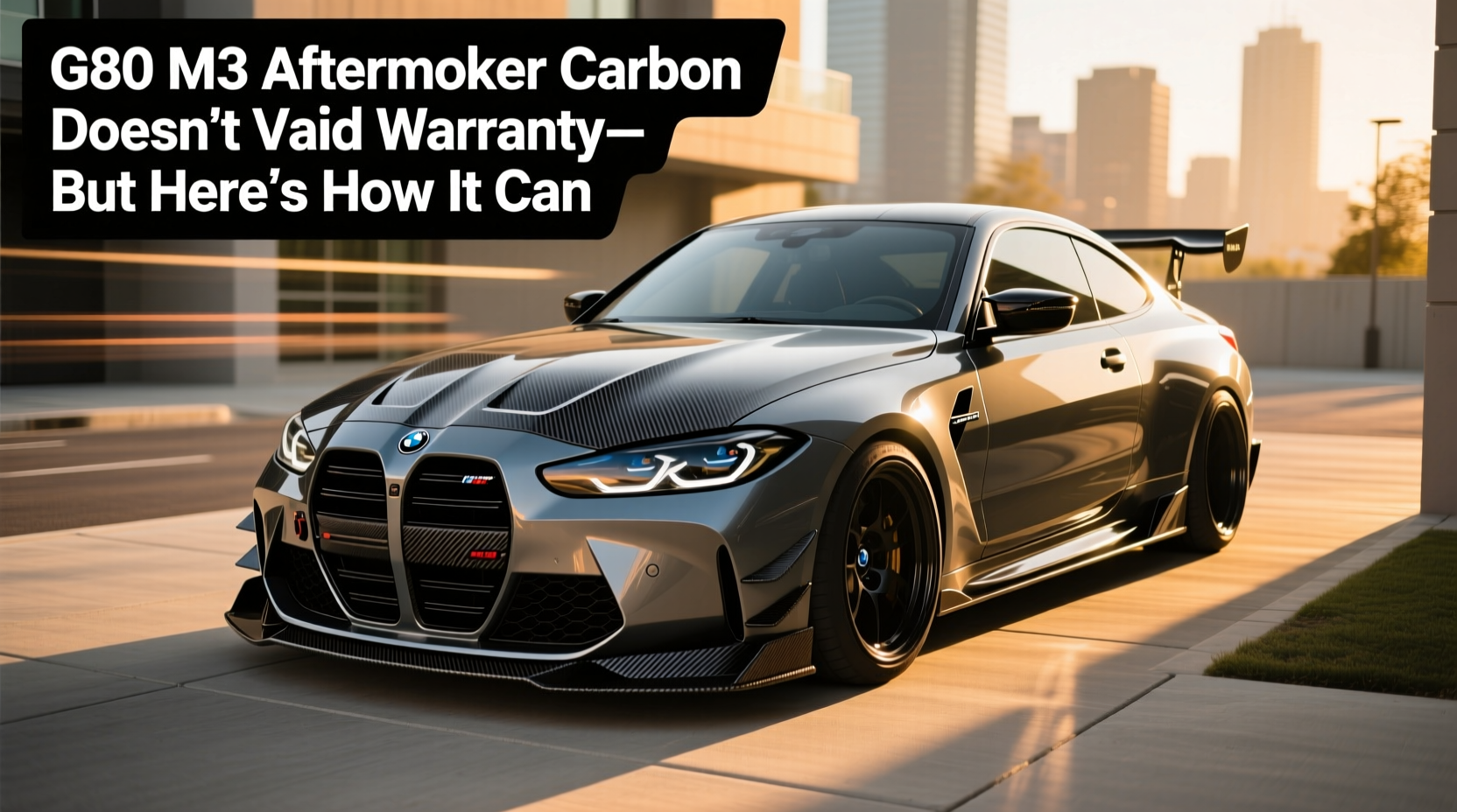 g80 m3 aftermarket carbon warranty