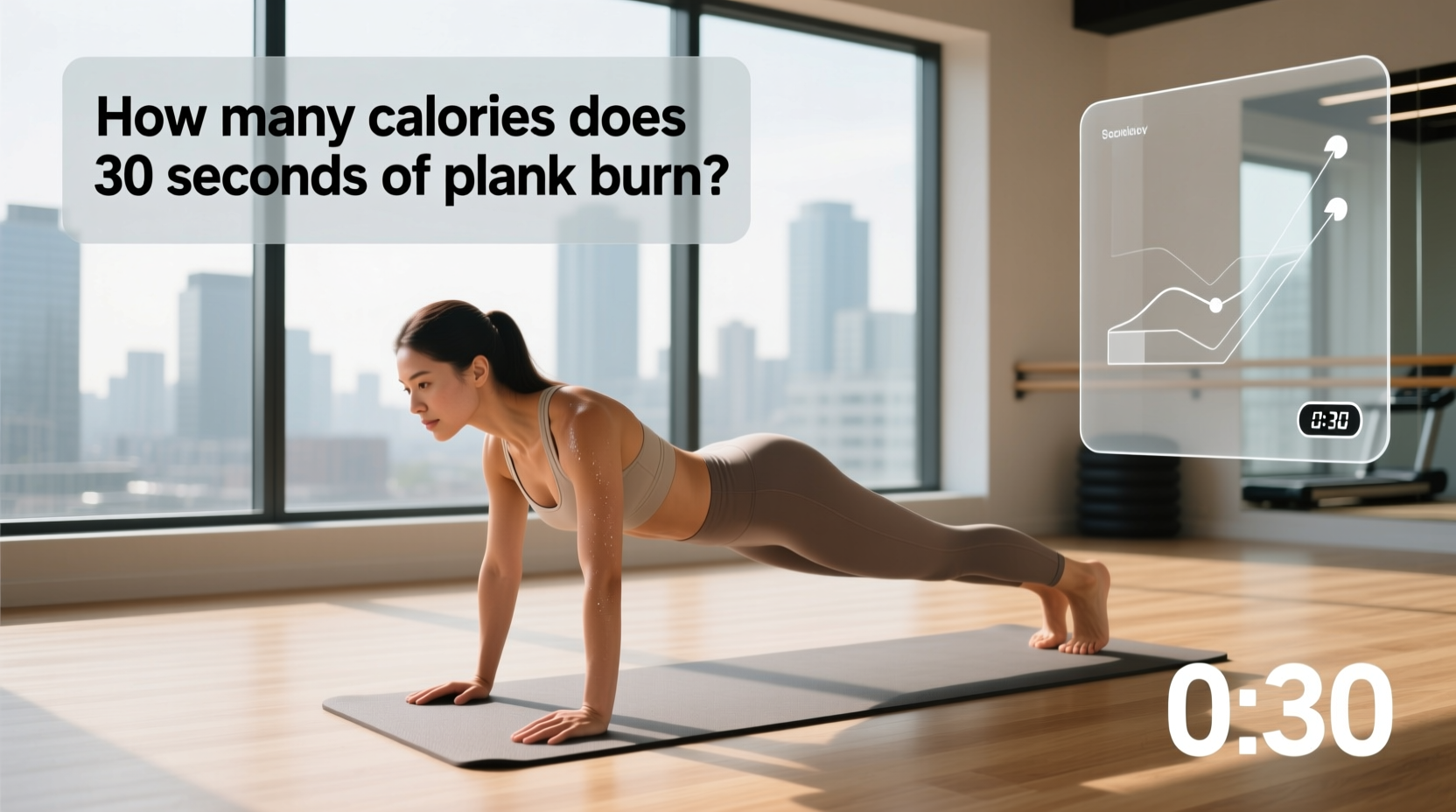 30 second plank calorie burn explained