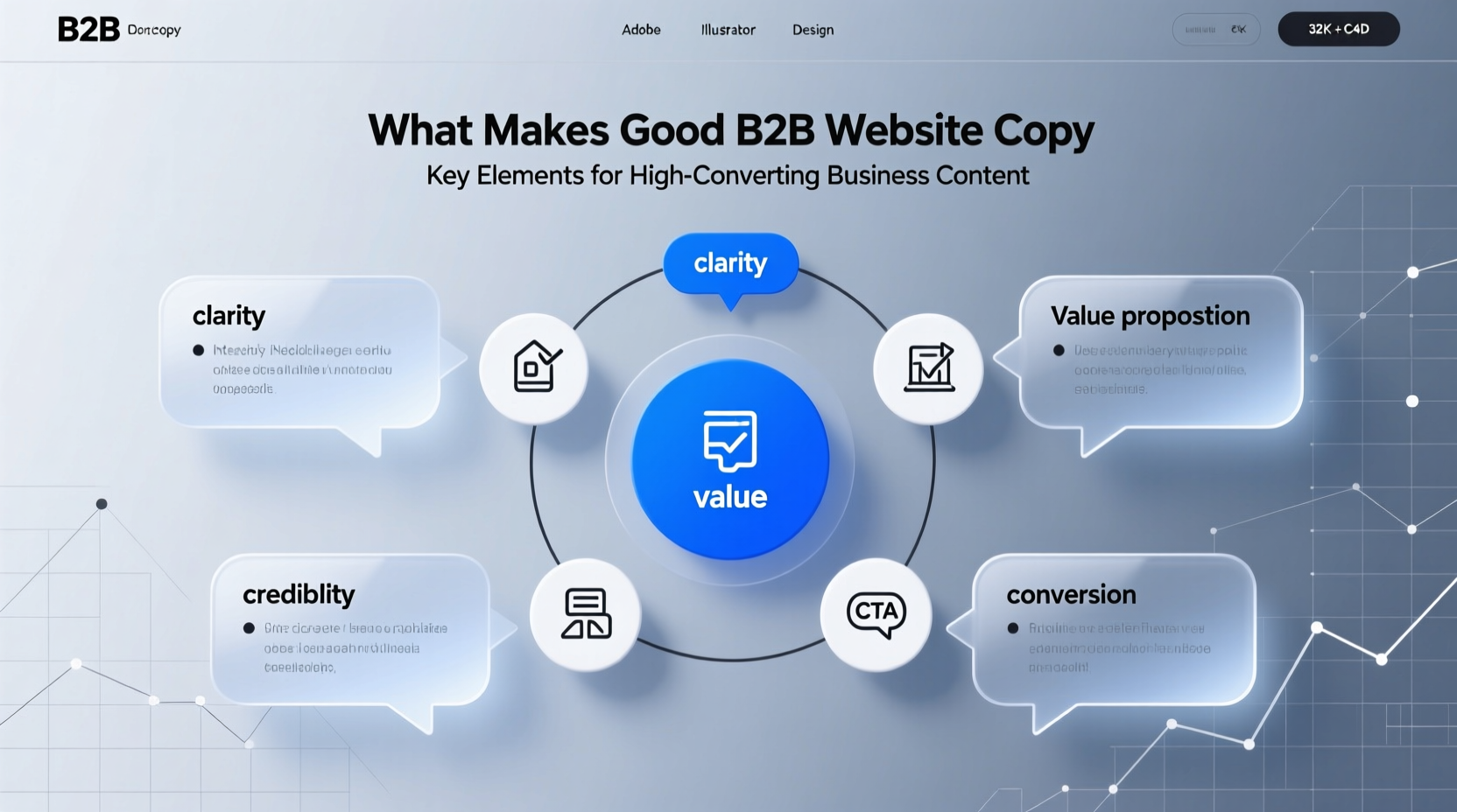 what makes good b2b website copy