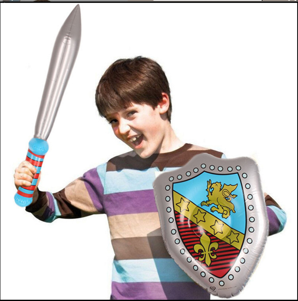Set Kit Juego 2 Espadas Escudo Redondo Juguete Caballero | Cuotas Sin