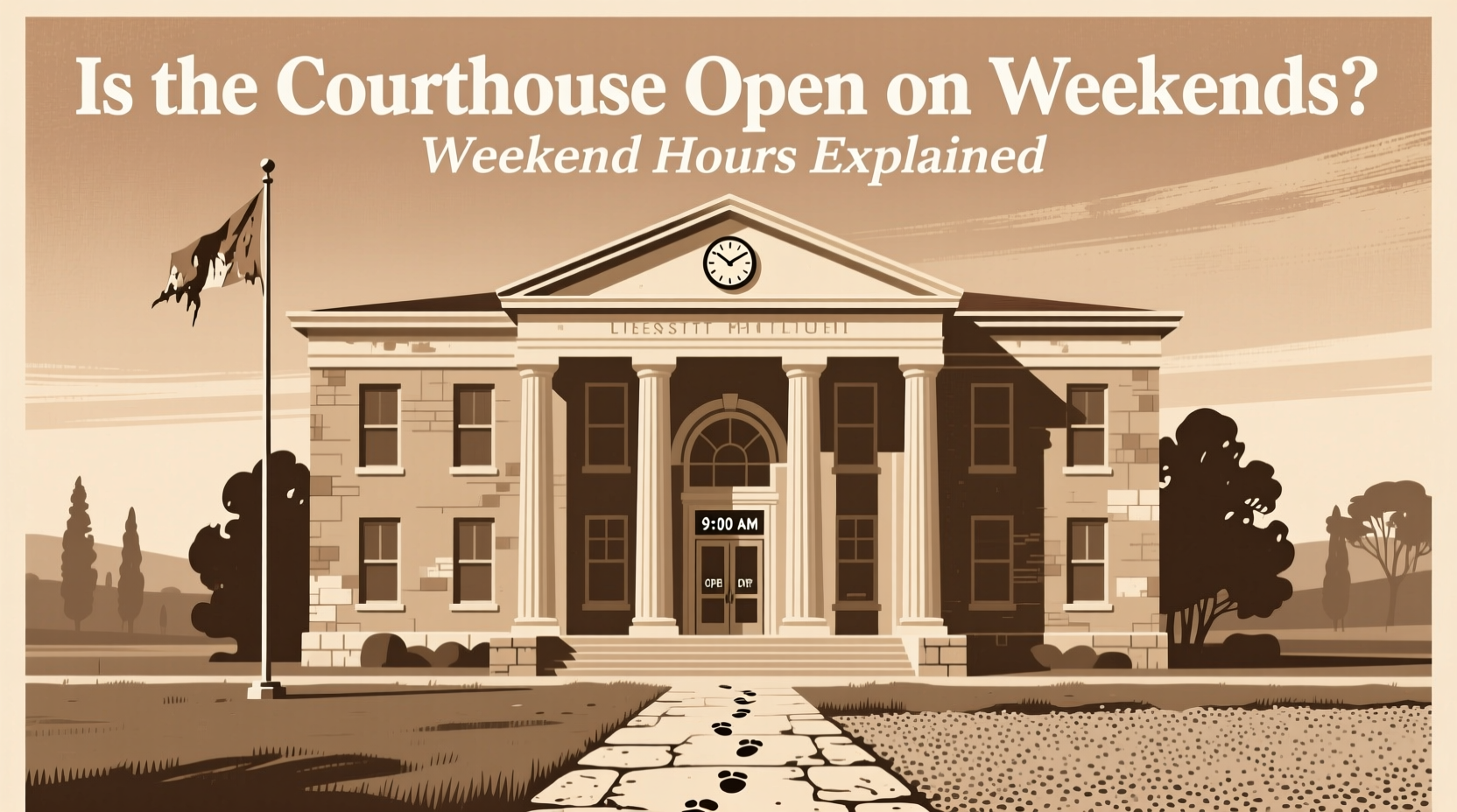 is the courthouse open on weekends