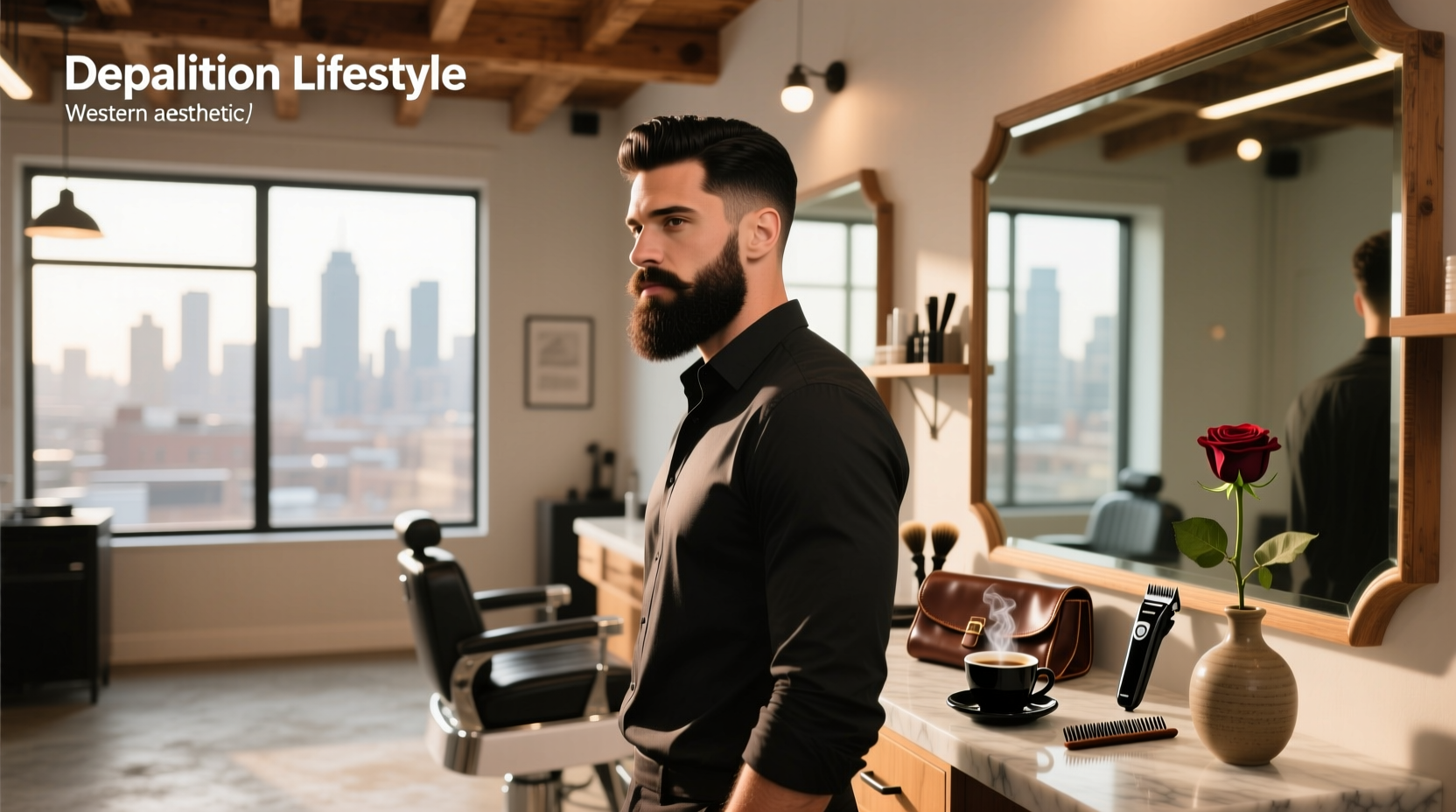 what a well groomed beard means