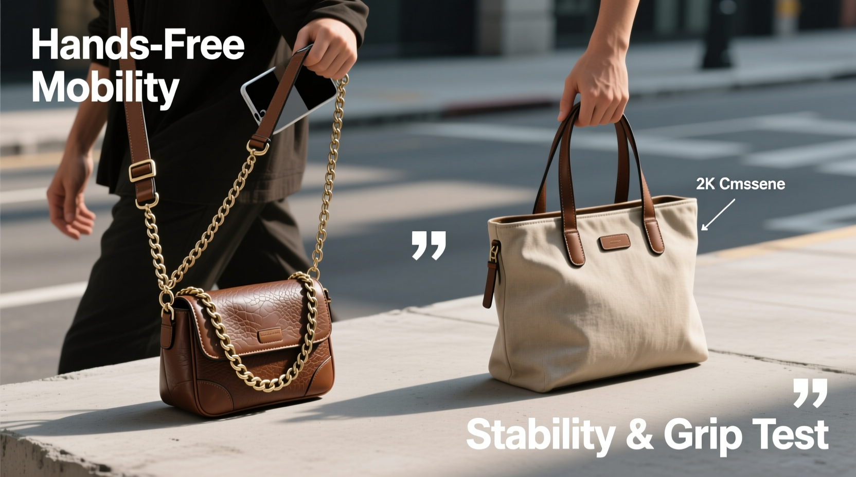 chain messenger bag vs top handle which bag is actually more practical