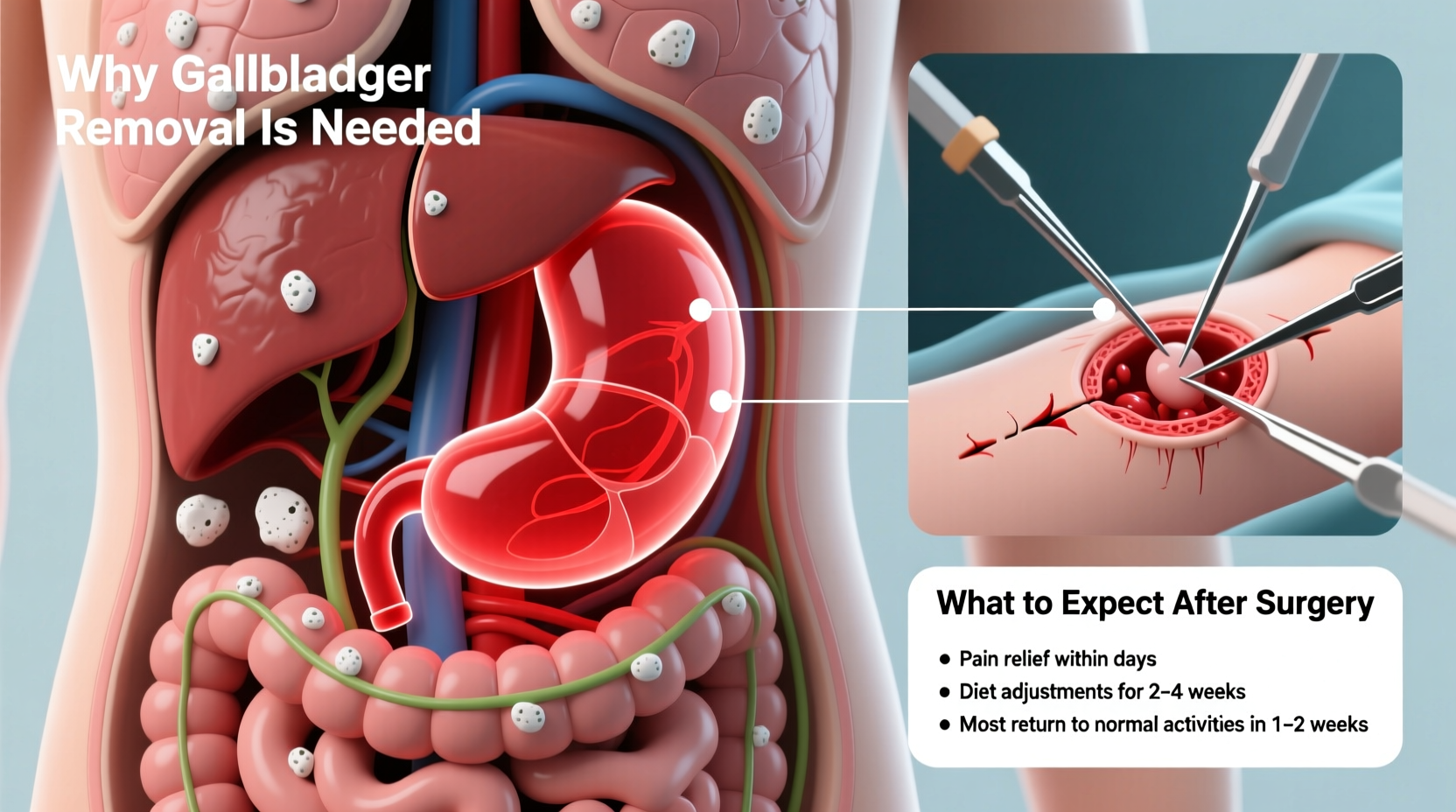 why gallbladder removal is needed reasons what to expect