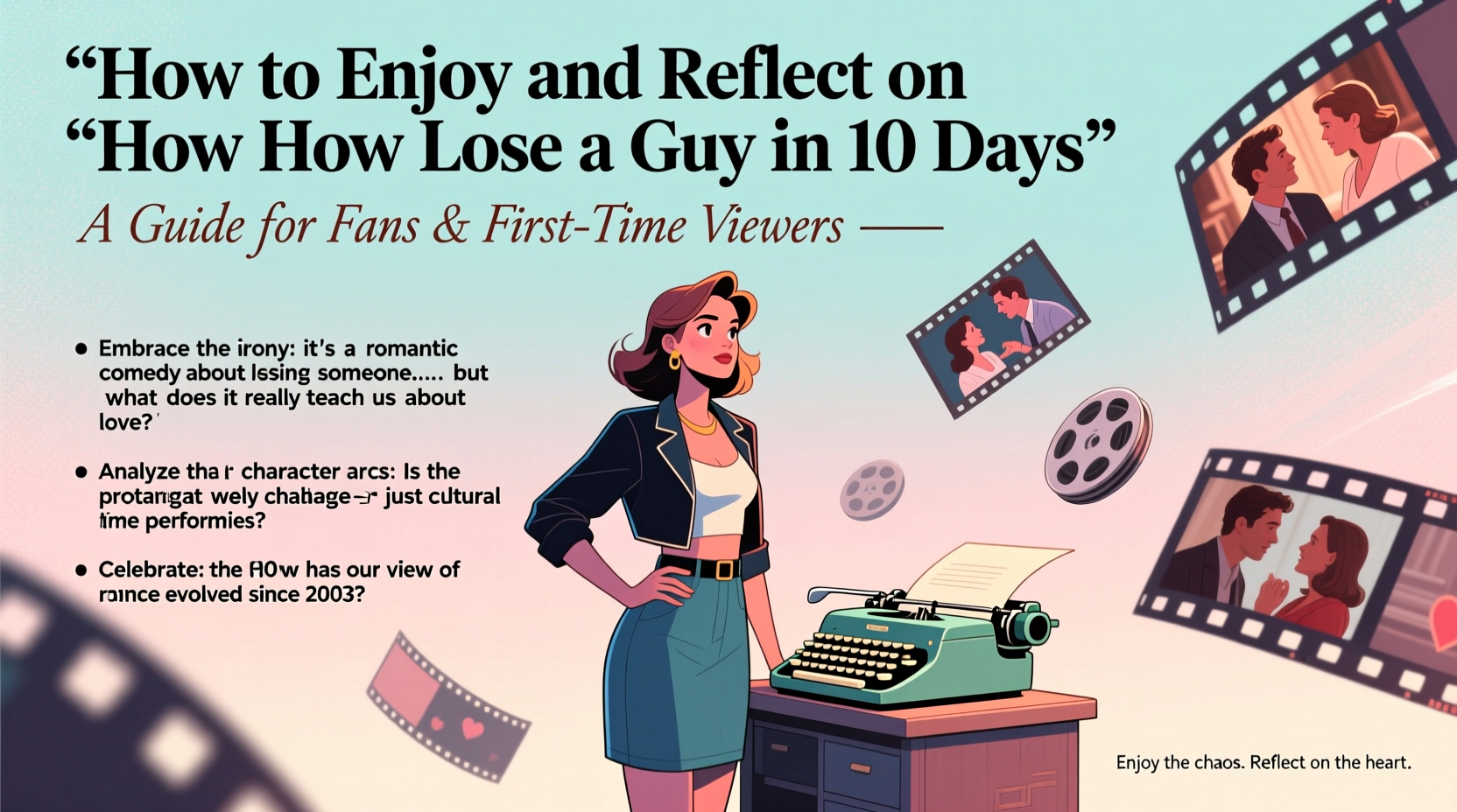 how to enjoy and reflect on the film how to lose a guy in 10 days a guide for fans and first time viewers