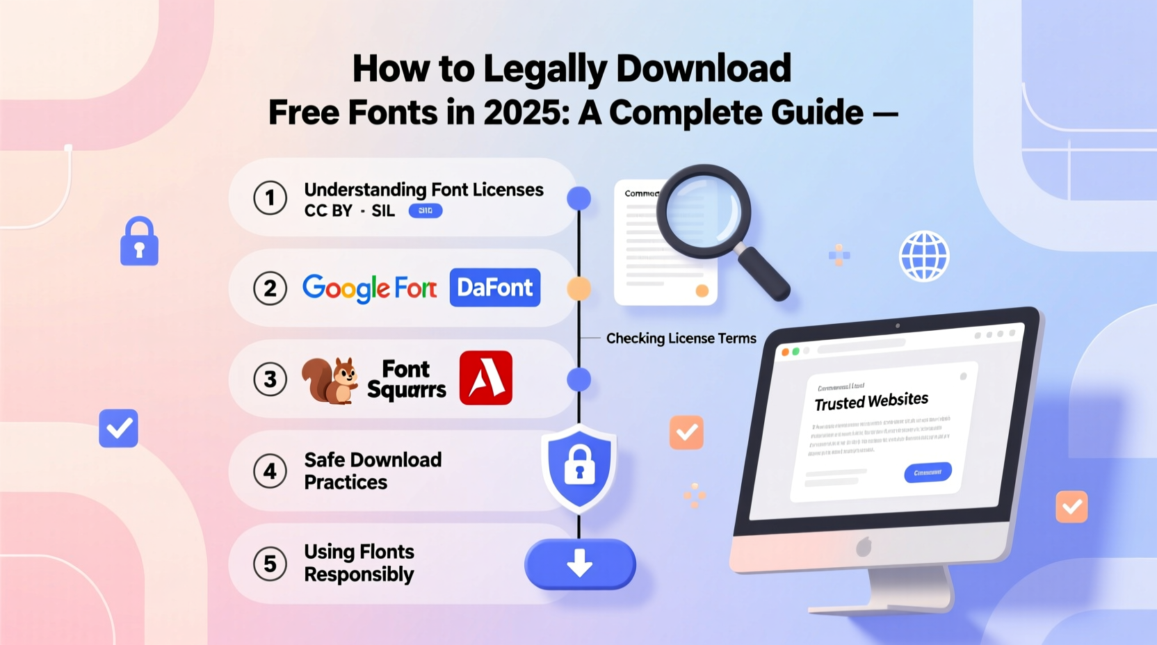 How to Legally Download Free Fonts in 2025: A Complete Guide