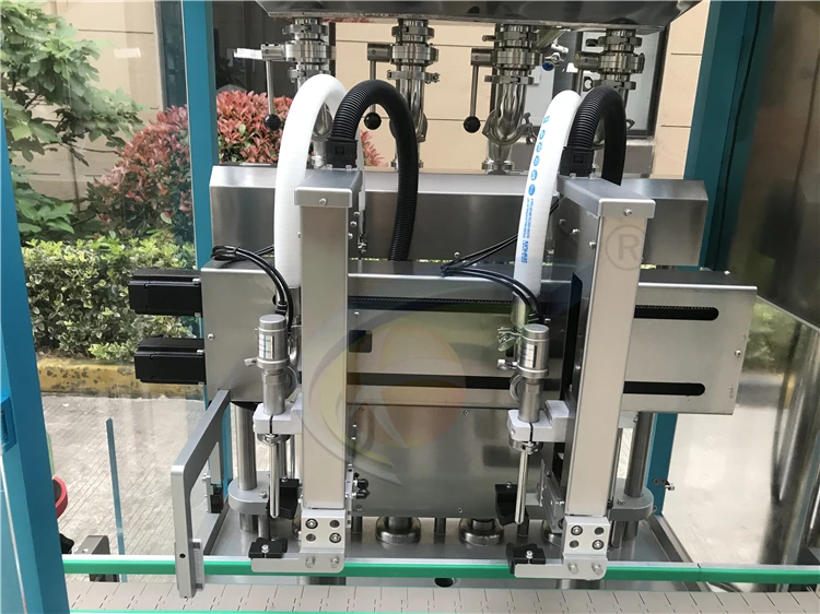 Tracking type 100ml 500ml 700ml automatic hand washing filling and capping machine