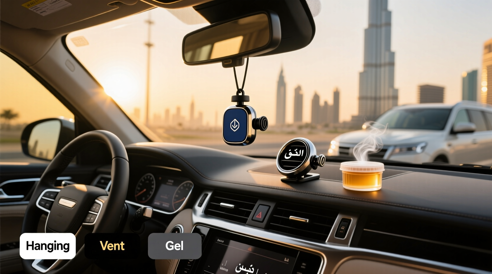 hanging vs vent vs gel dubai
