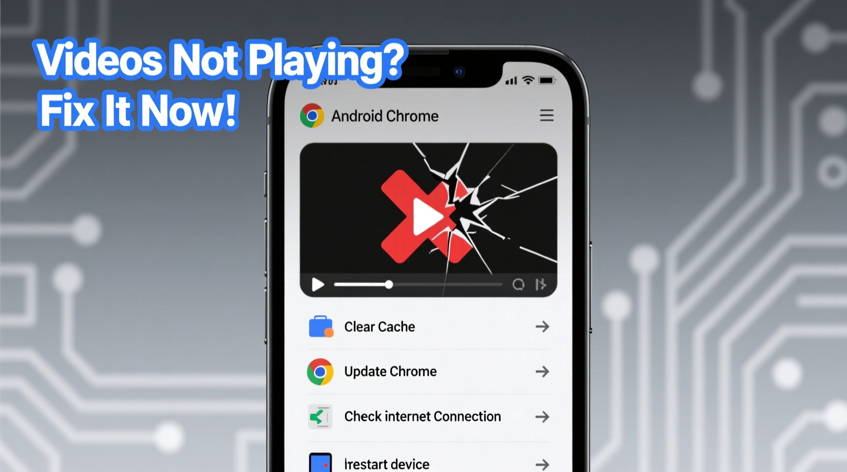 videos not playing troubleshooting tips for android chrome
